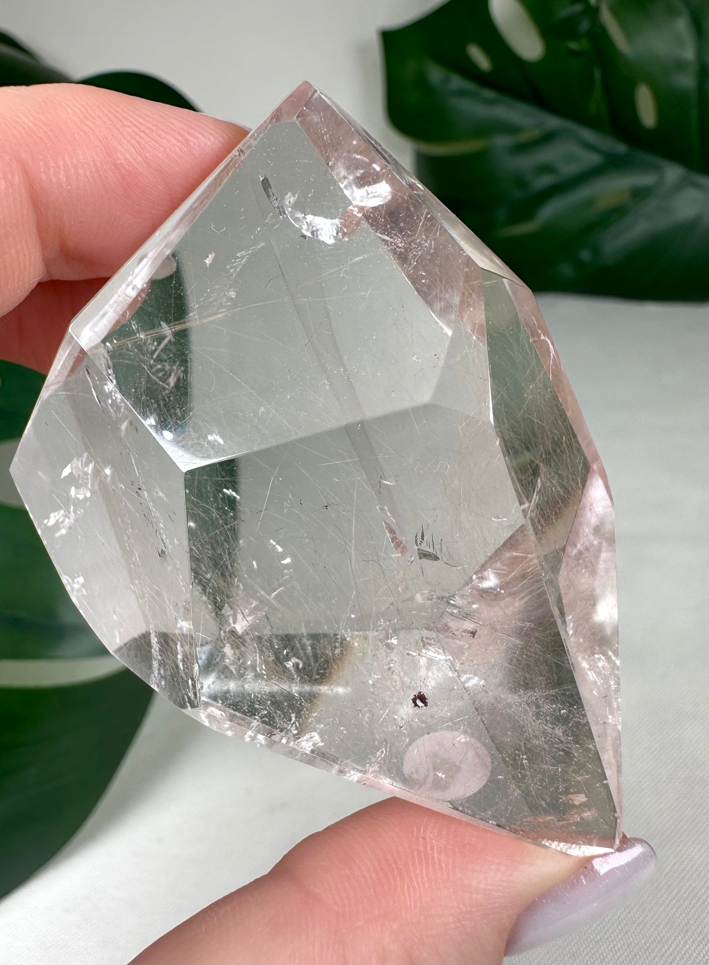 Lemurian Quartz with Rutile No.102LR