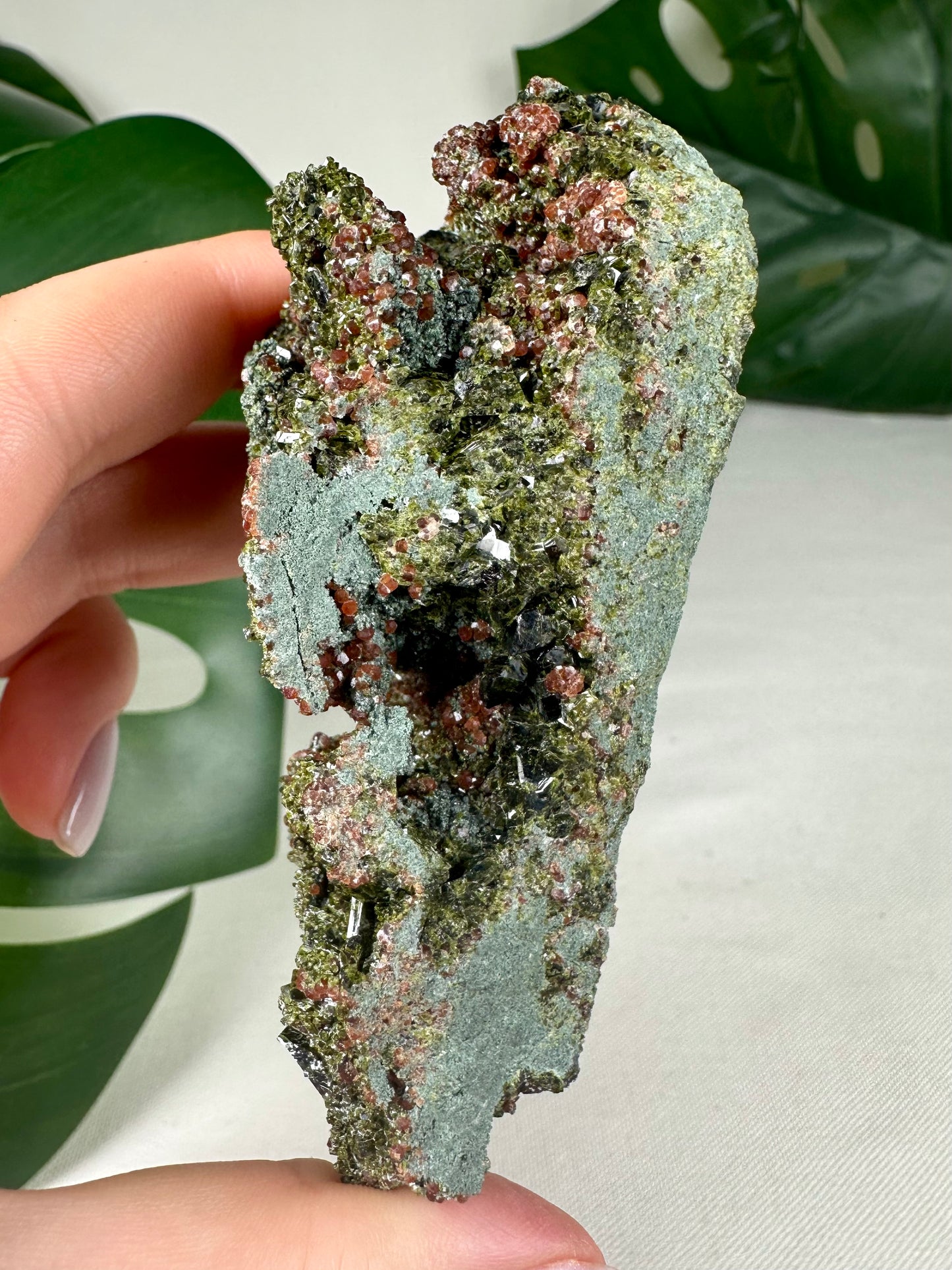 Epidot x Spessartin Granat Nr.70EG