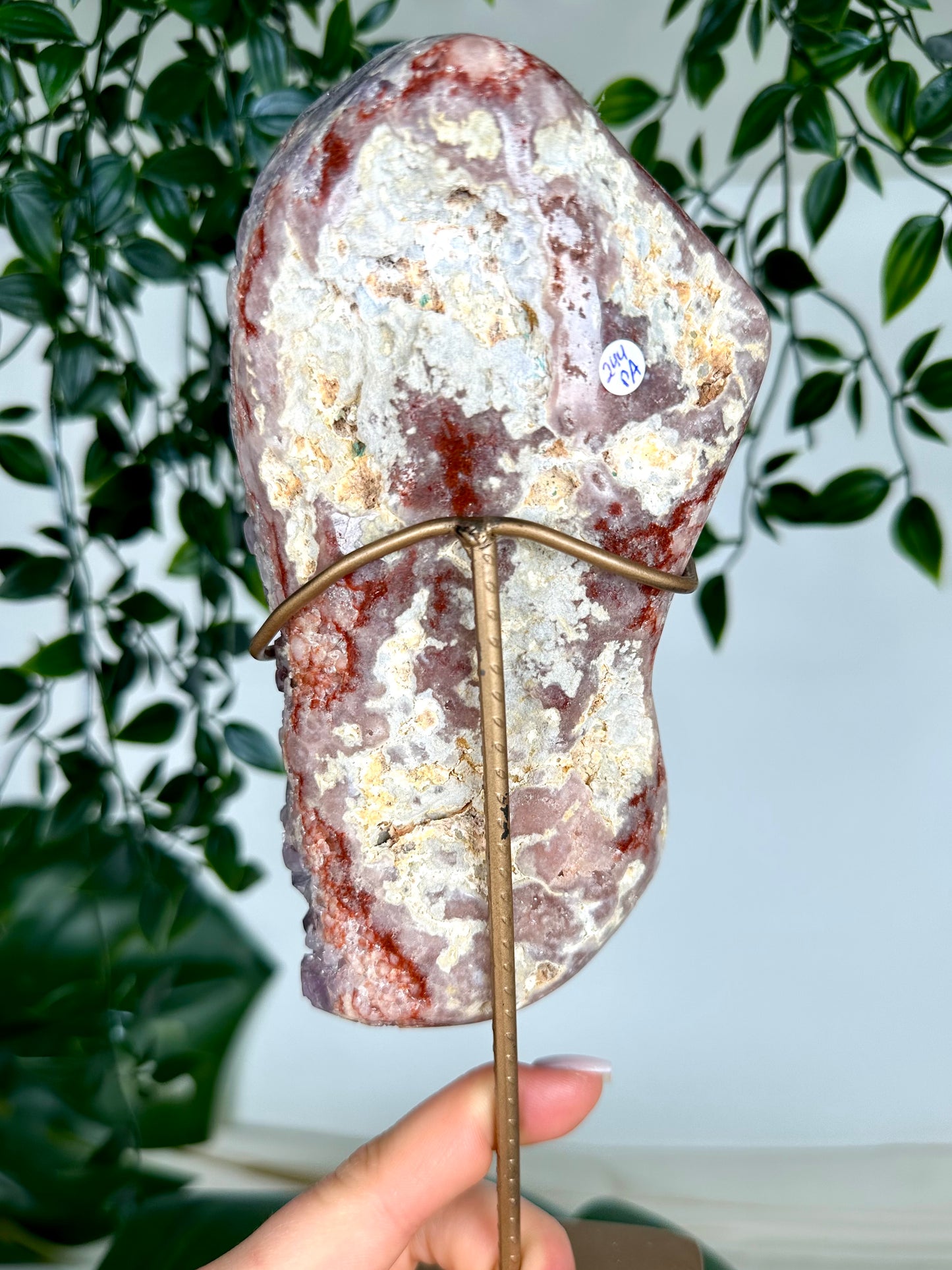 Amatista sobre amatista rosa n.º 244PA