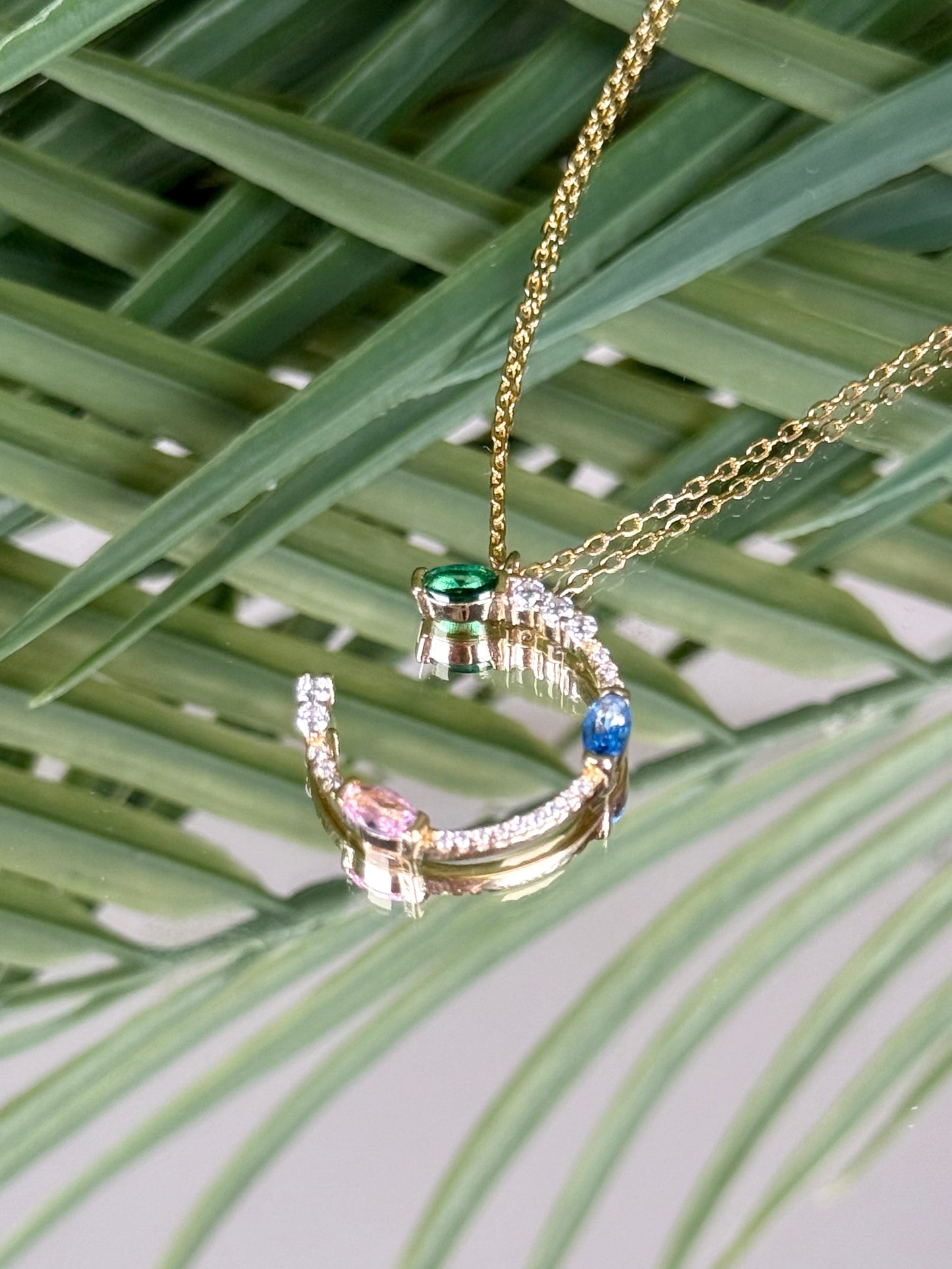 Moonbloom - Kette 925 Silber Vergoldet