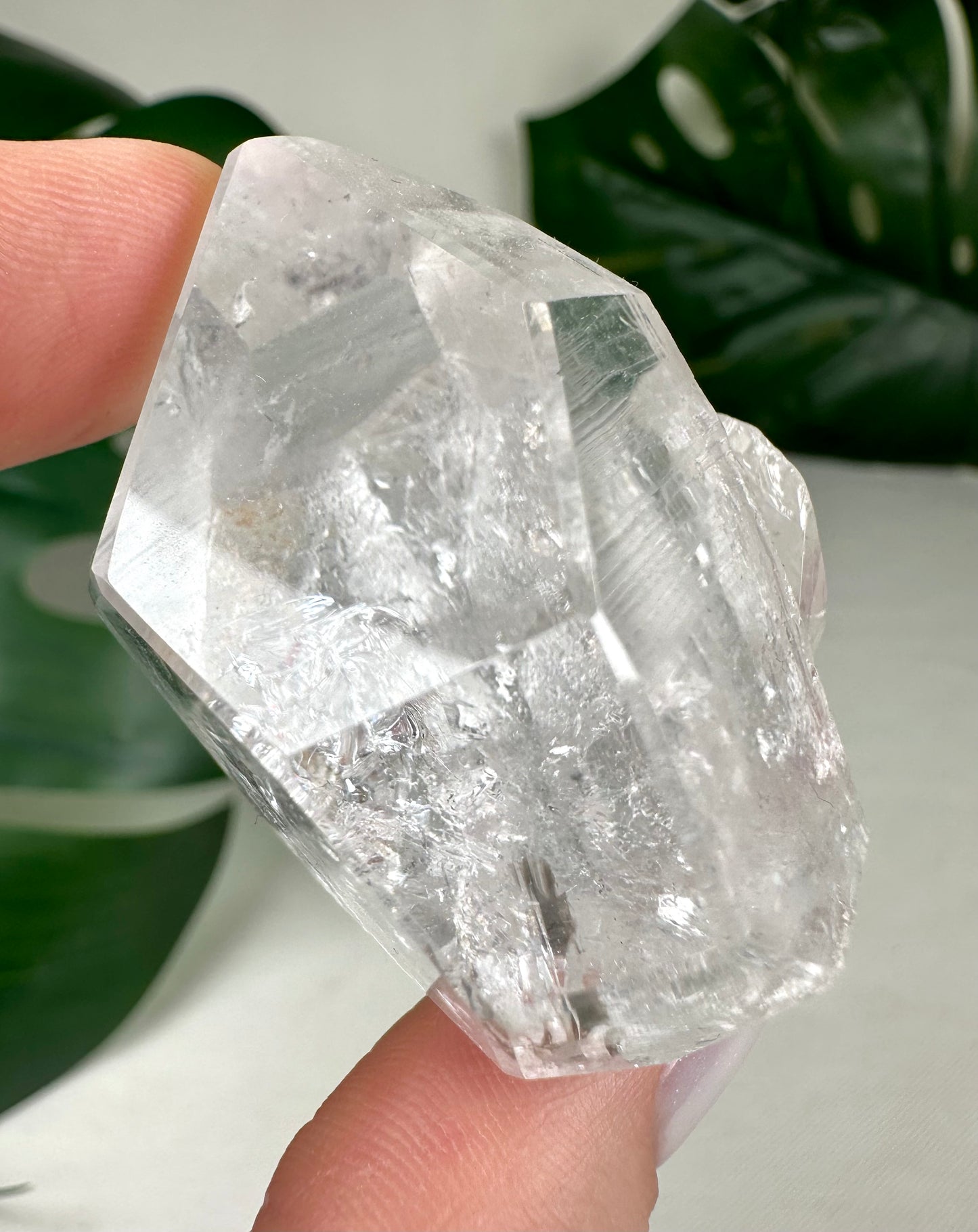 Semi-polished Lemurian Quartz No.37LQ