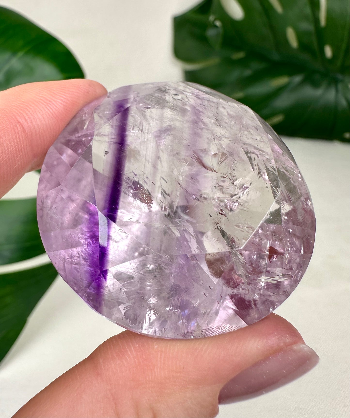 Diamante amatista fantasma n.° 80AD