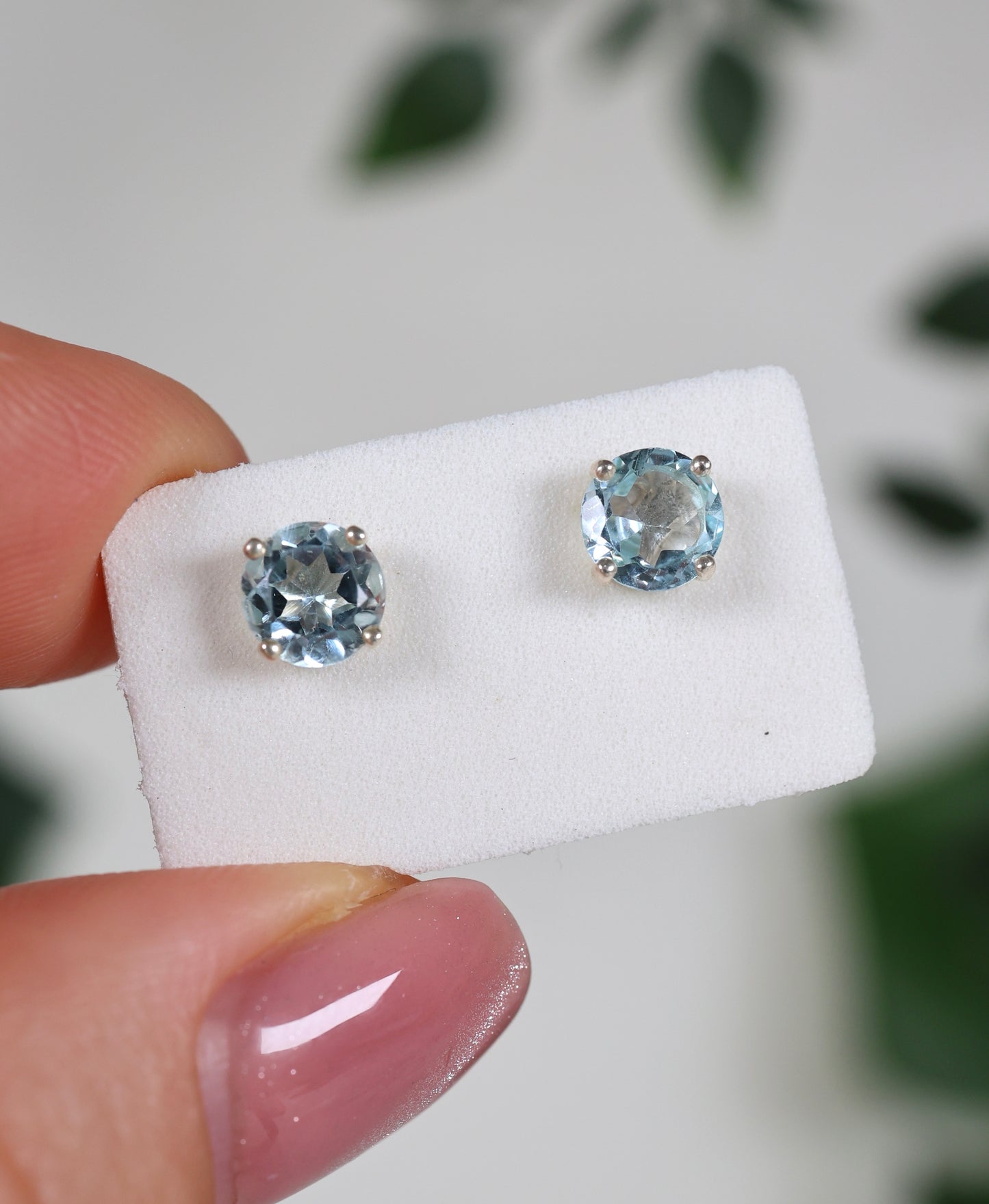 Topas Ohrstecker 925 Silber Nr.63T3