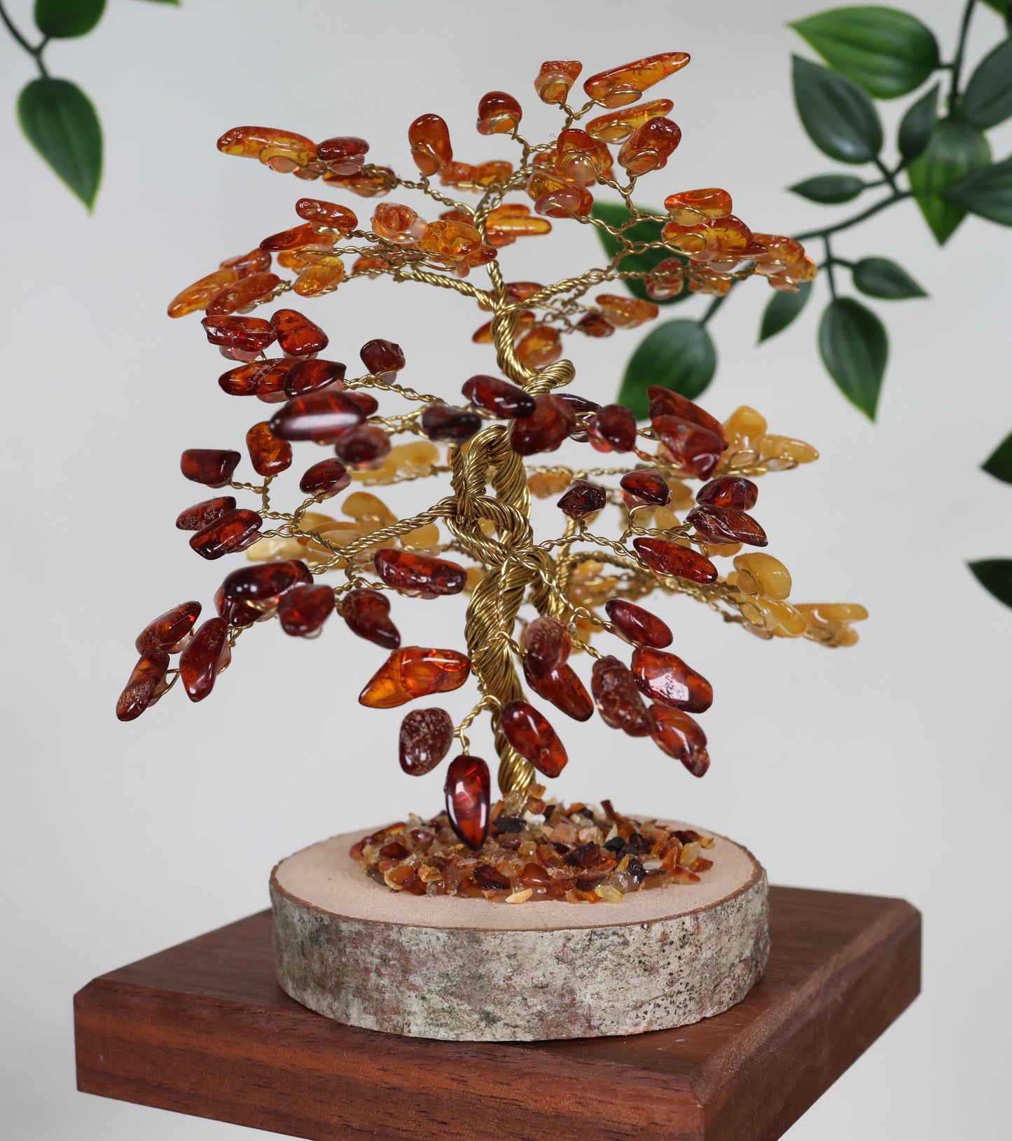 Bunter Bernstein Baum Nr.53B3