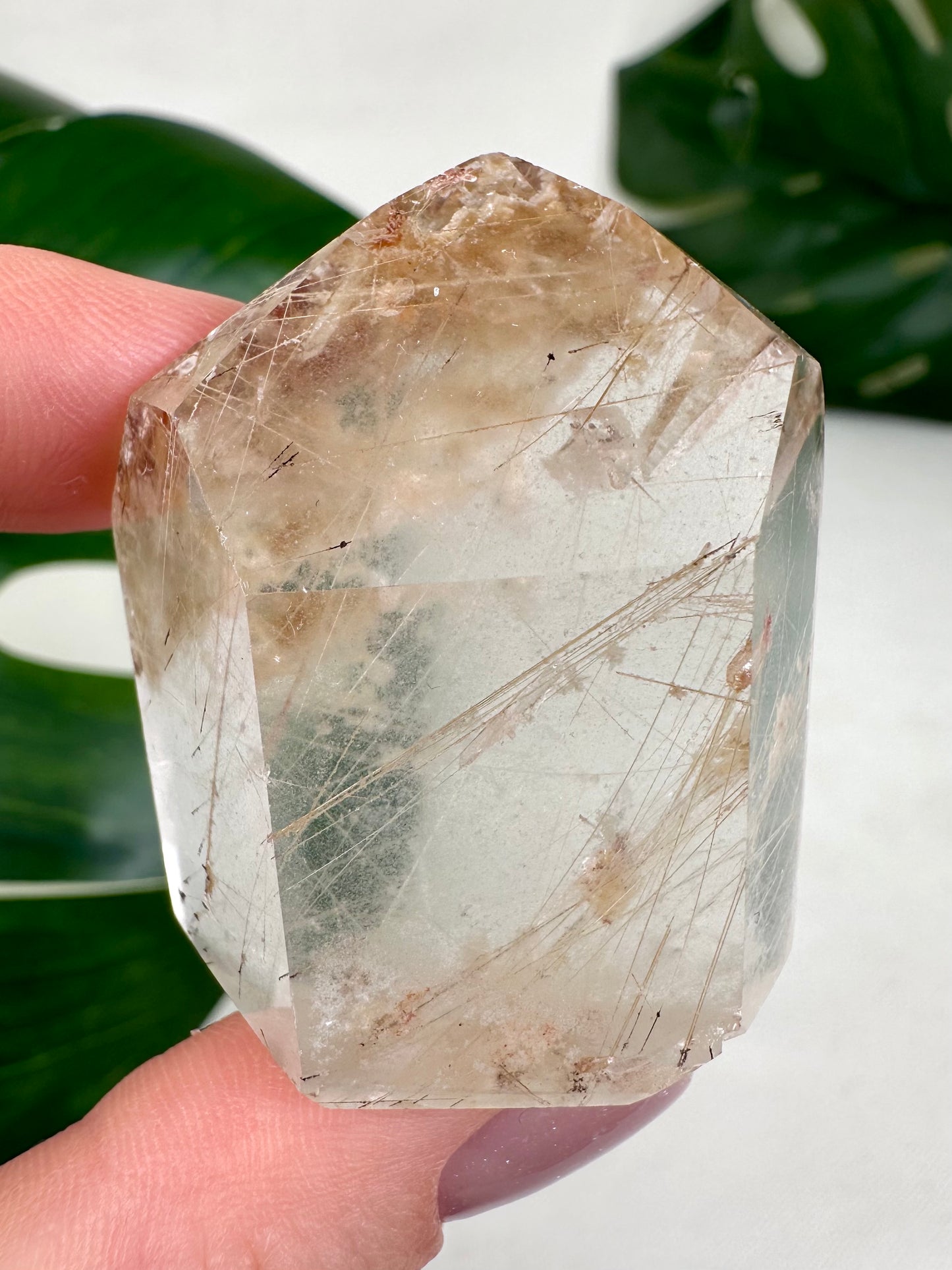 Quarz mit Einschlüssen und Rutil Nr.31QS