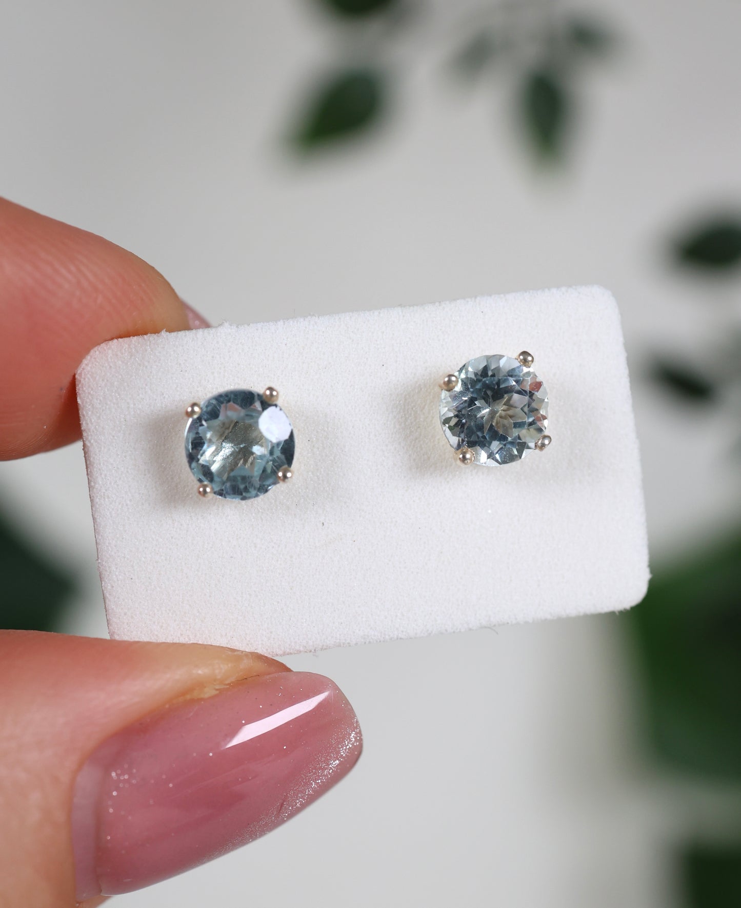 Topas Ohrstecker 925 Silber Nr.63T1