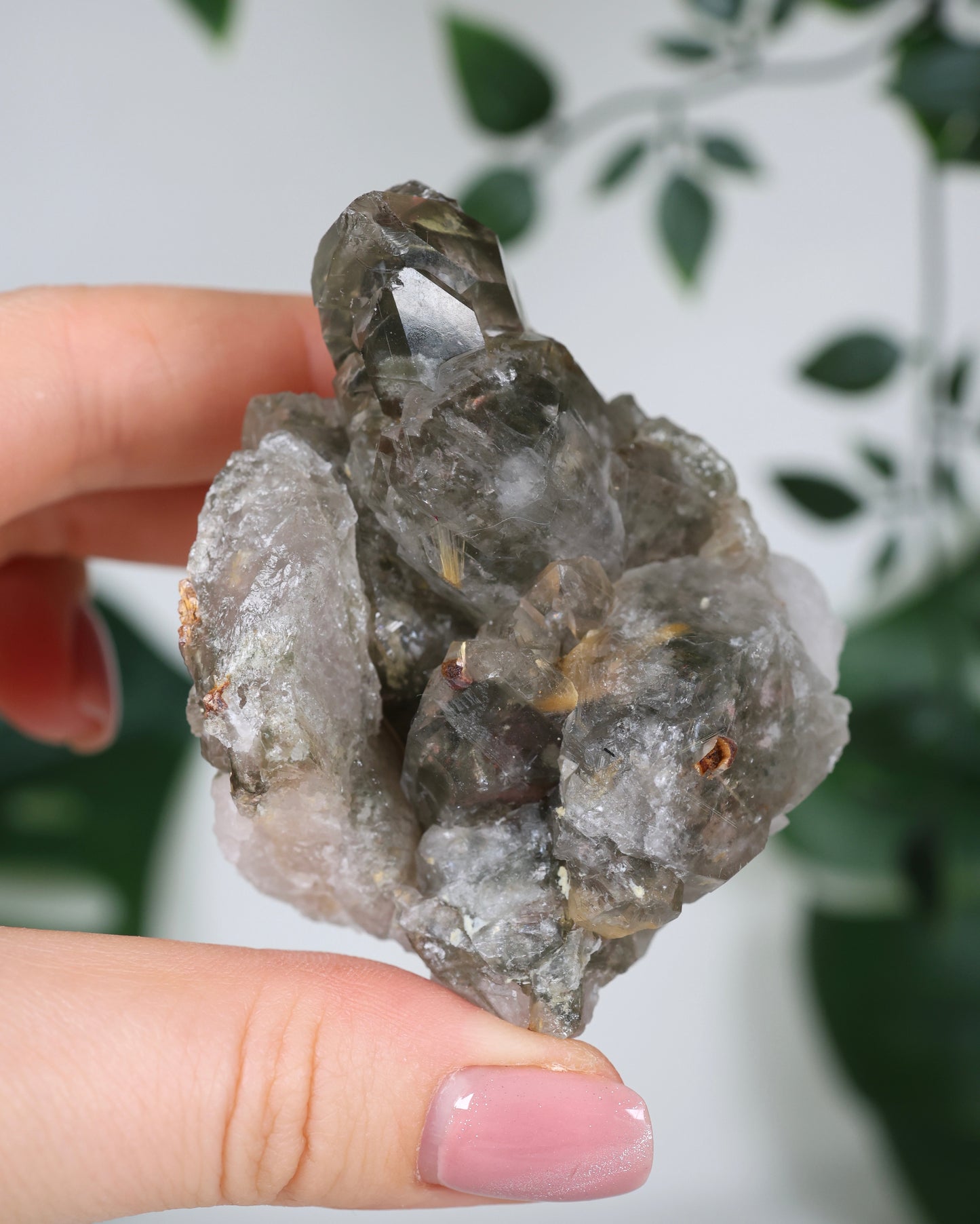 Gartenquarz x Rutil Cluster Nr.69GR