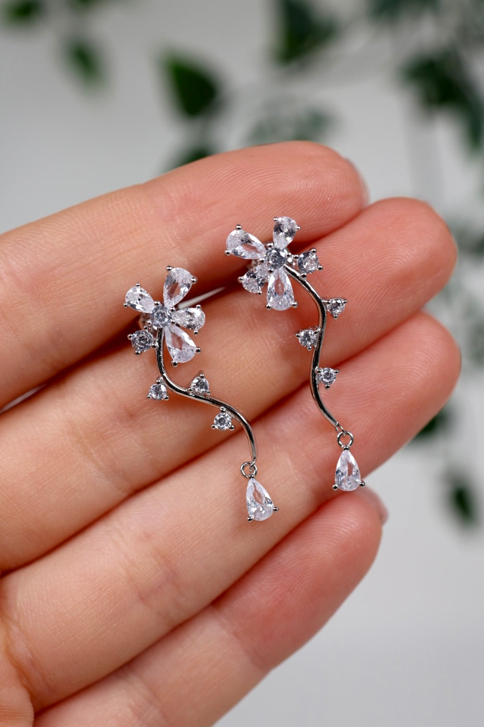 Florae Ohrstecker Silber