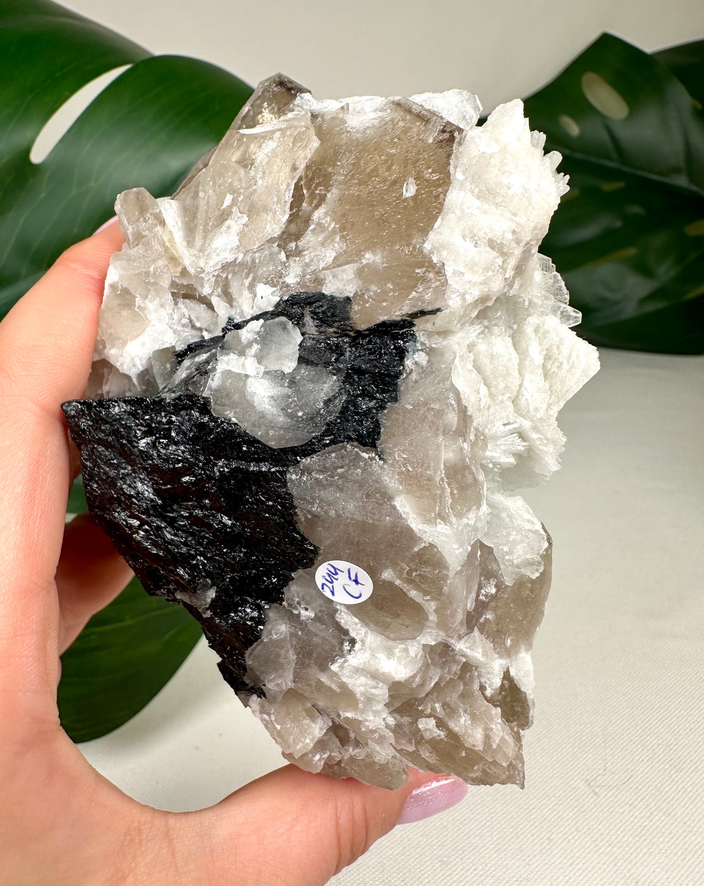 Citrin mit Feldspat und Golden Mica Nr.244CF