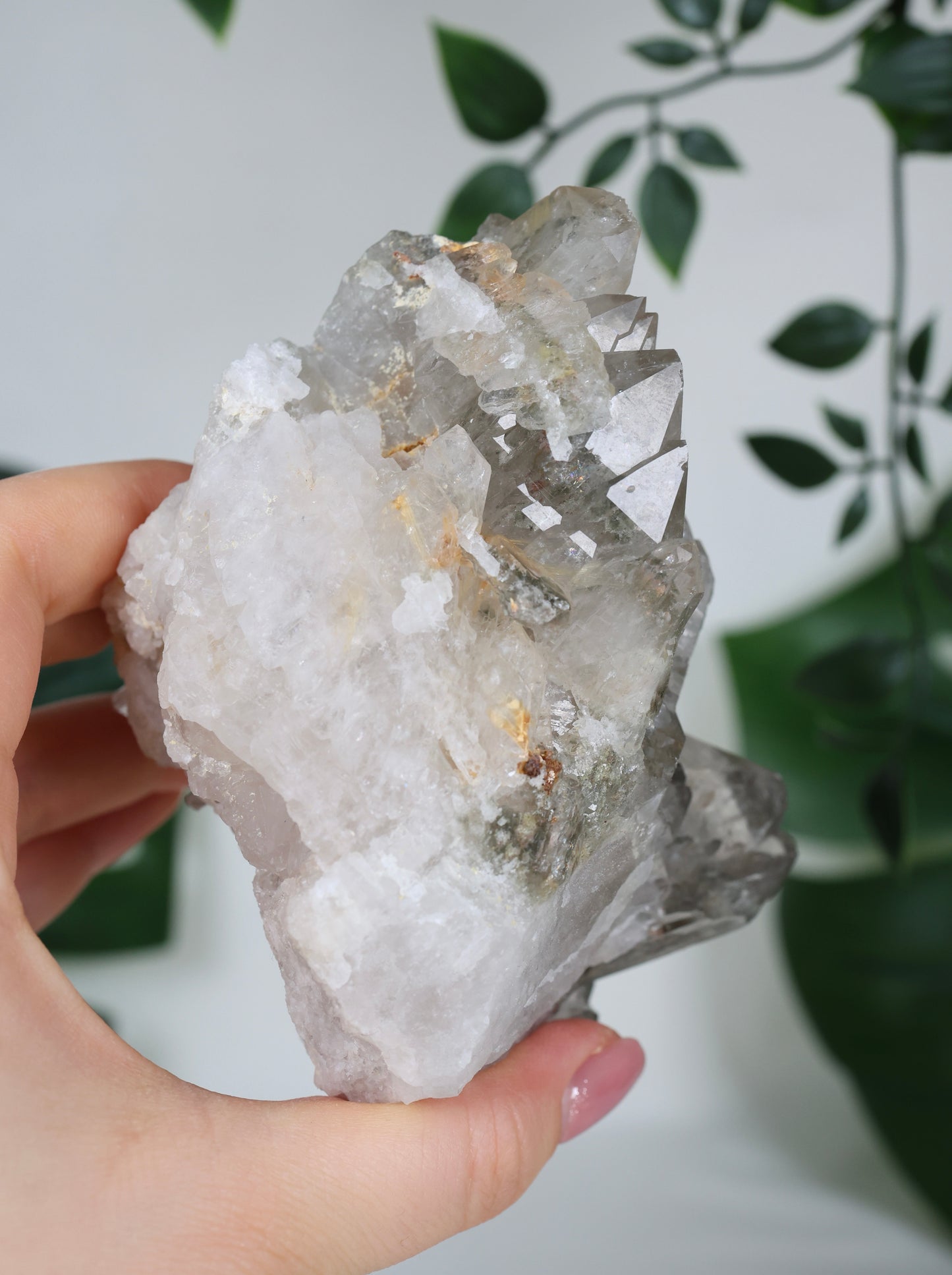 Gartenquarz x Rutil Cluster Nr.310GR