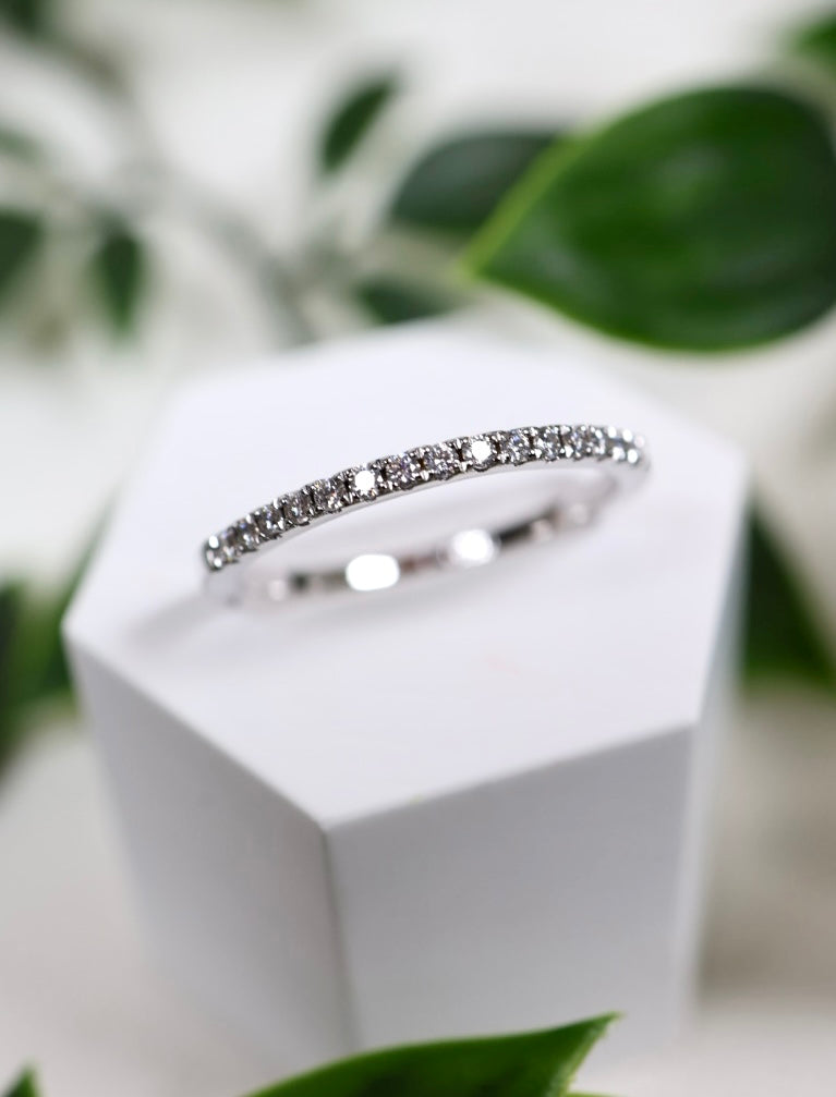 Avelis Moissanit Ring Silber