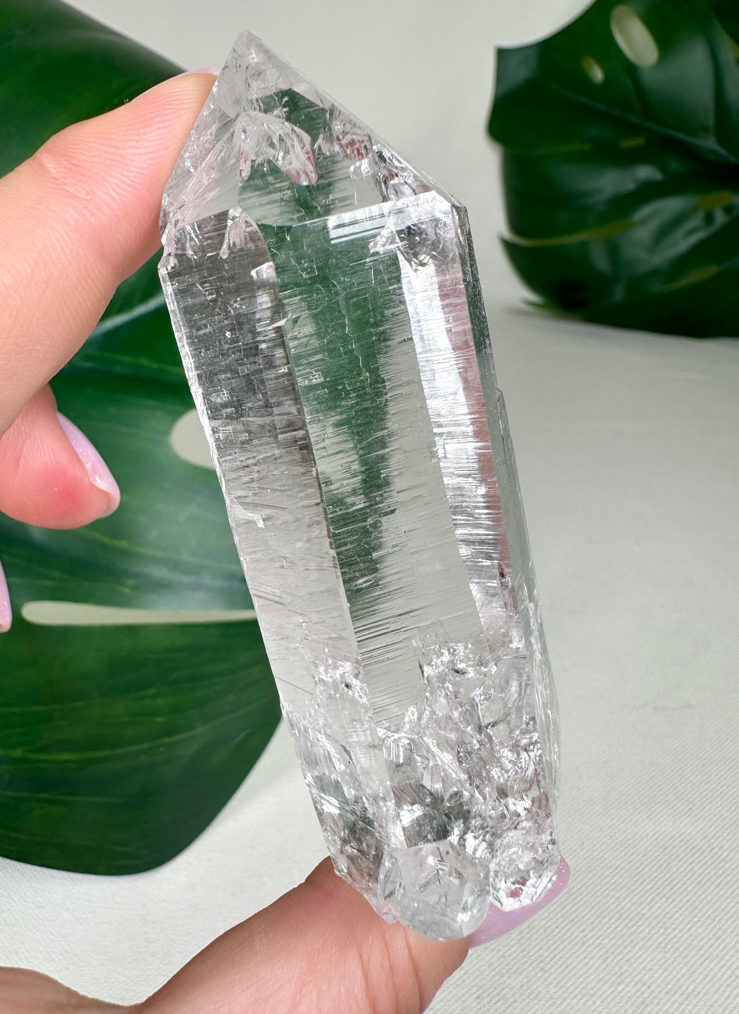 Himalaya Quarz mit Chlorit HQ Nr.570HQ