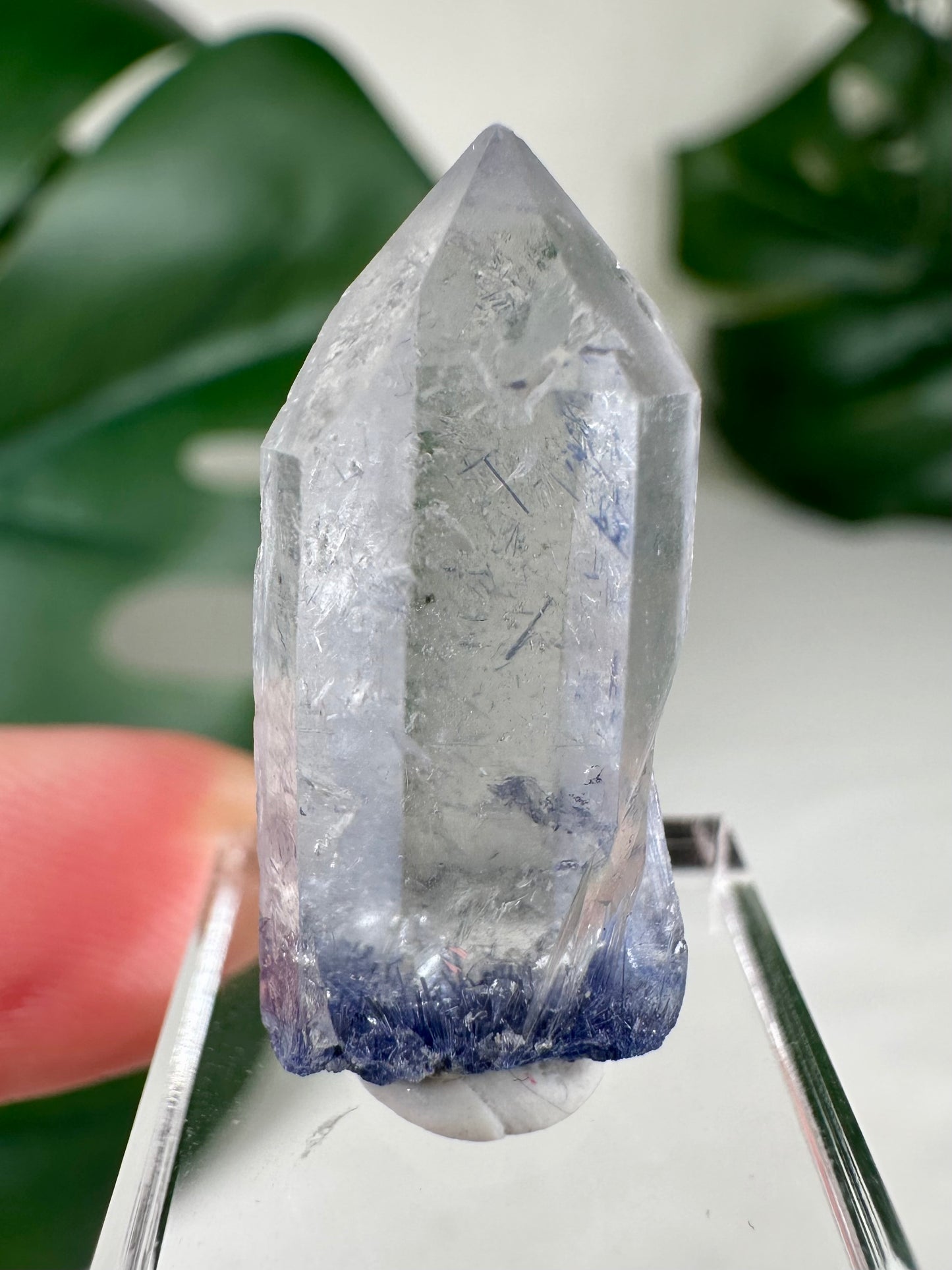 Dumortierit in Quarz Rohstein Nr.60DR