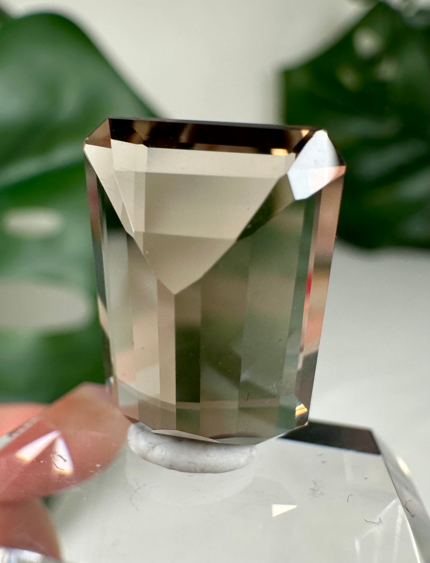 Faceted Smoky Quartz No.35F2