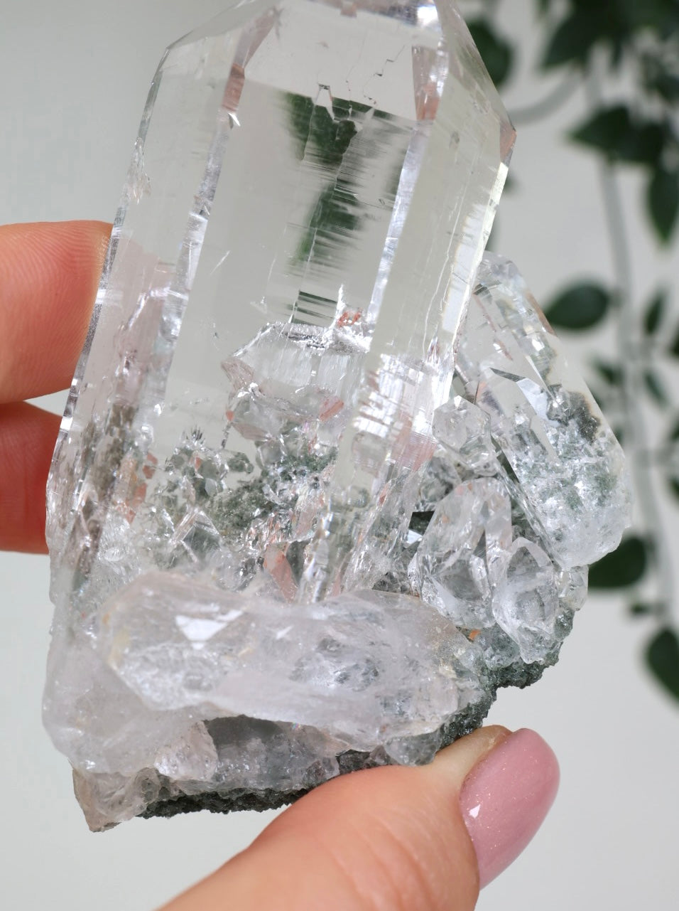 Himalaya Quarz mit Chlorit HQ NR.589HS