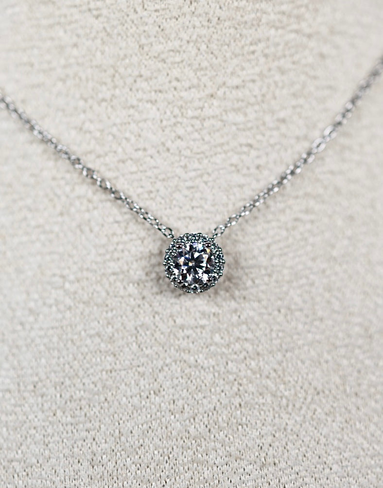 Selene Moissanit Kette S Silber
