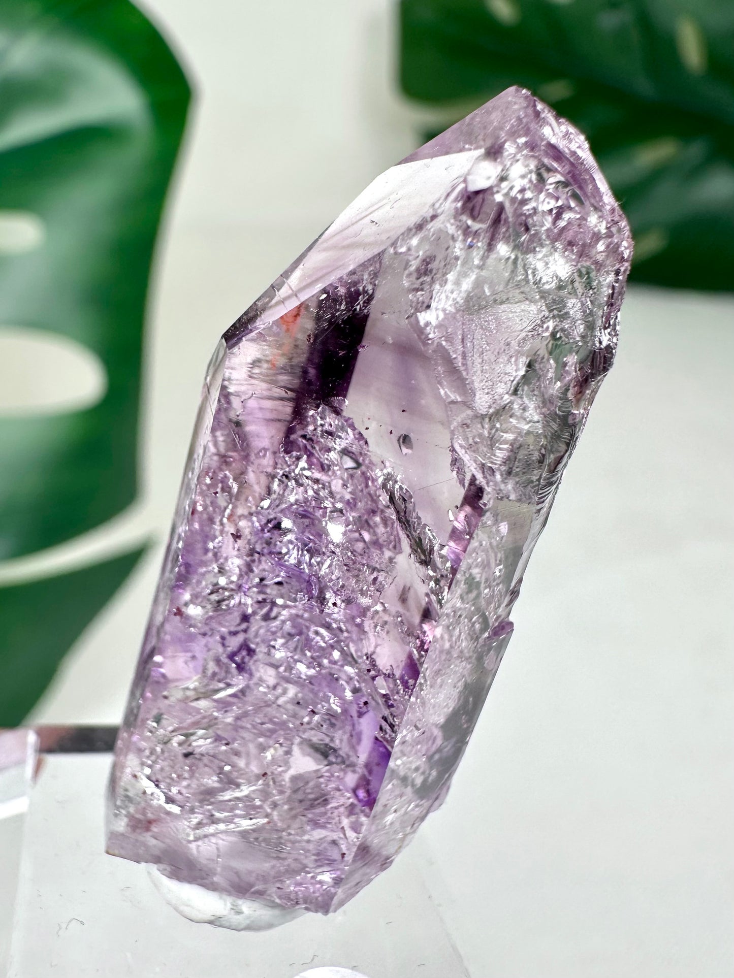 Goboboseb Quarz mit Amethyst - B-Ware Nr.74GA