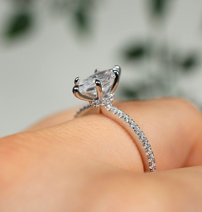 Faylen Moissanit Ring Silber