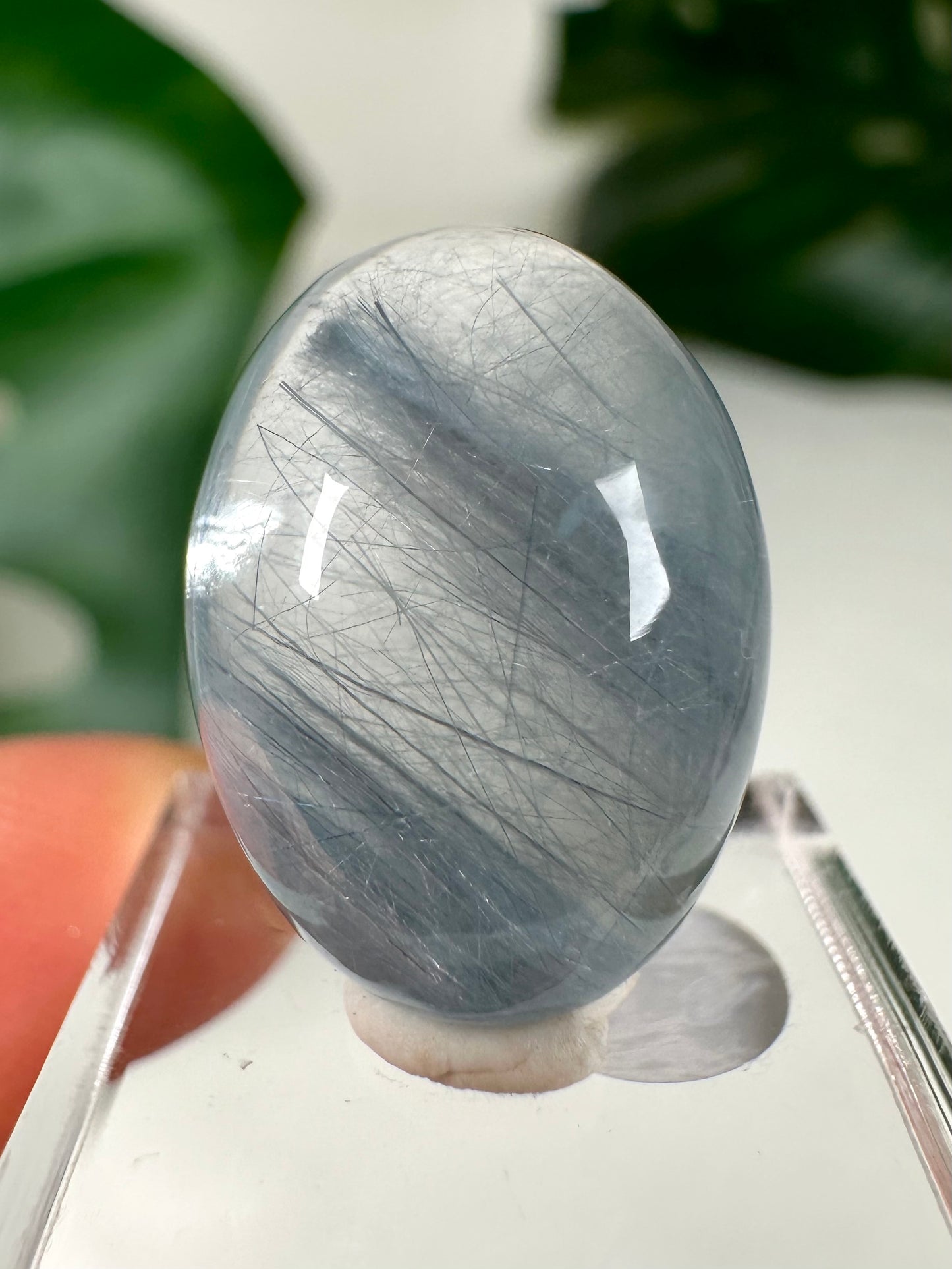 Blauer Amphibolquarz Cabochon - Auswahl