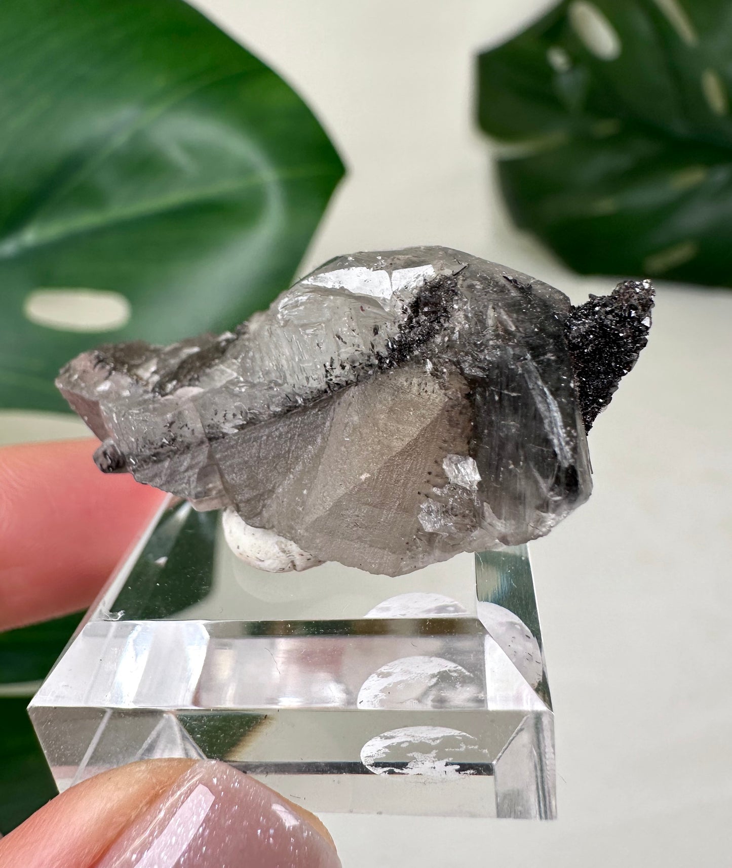 Dogtooth Calcite x Psilomelane x Pyrite x Pagoda Calcite No.64DP