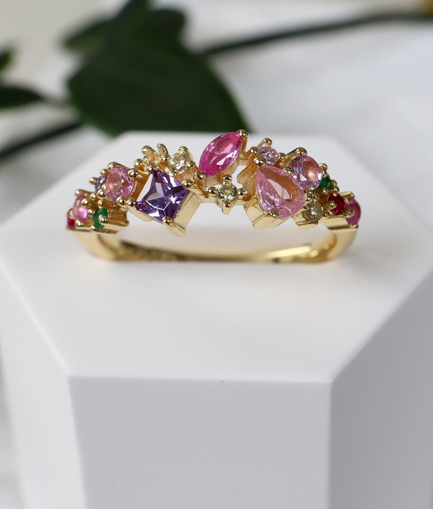 Garden Muse - Ring 925 Silber Vergoldet