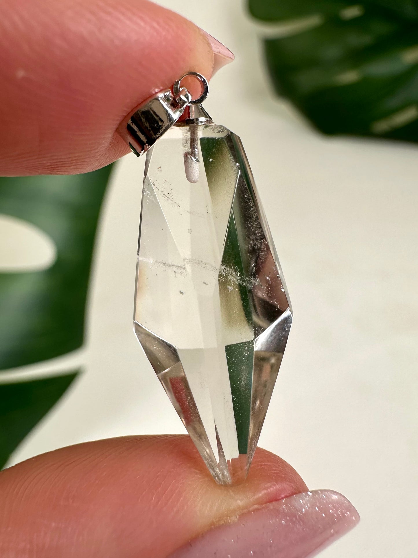 Heller Citrin Anhänger Nr.30C