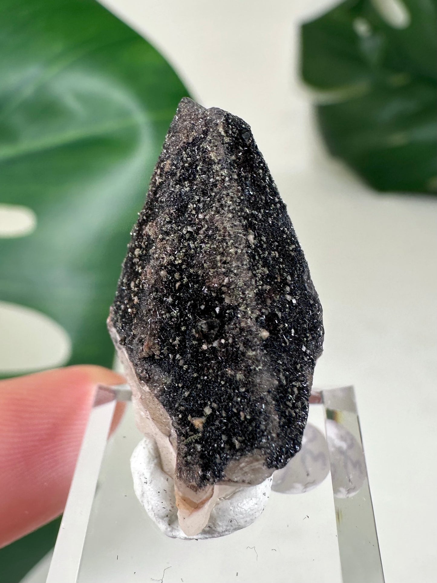 Dogtooth Calcite x Psilomelane x Pyrite No.38DC