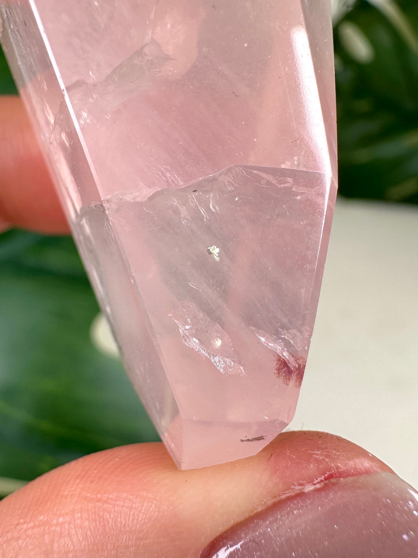 Rosenquarz mit Pyrit Nr.26RP