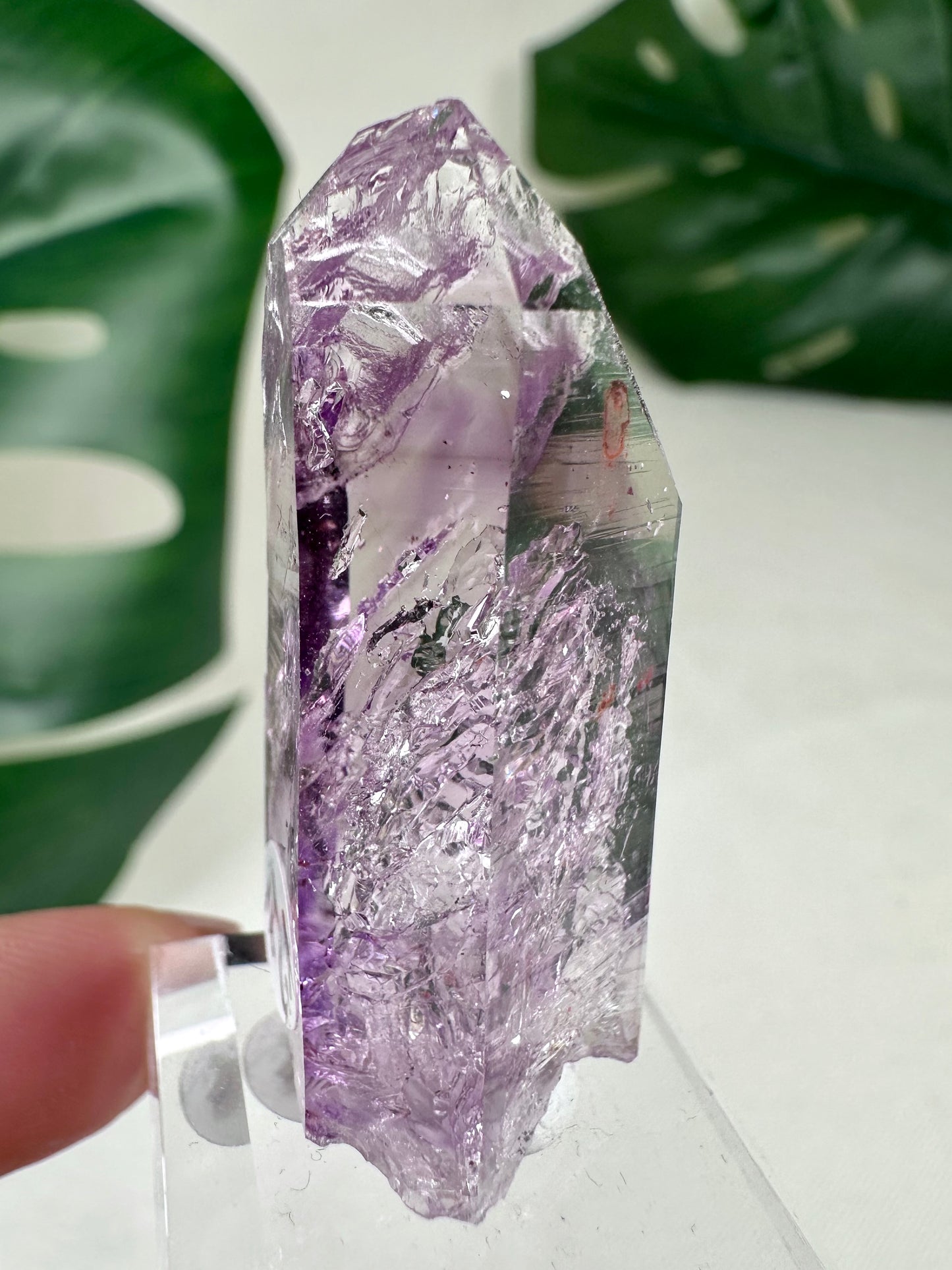 Goboboseb Quarz mit Amethyst - B-Ware Nr.74GA
