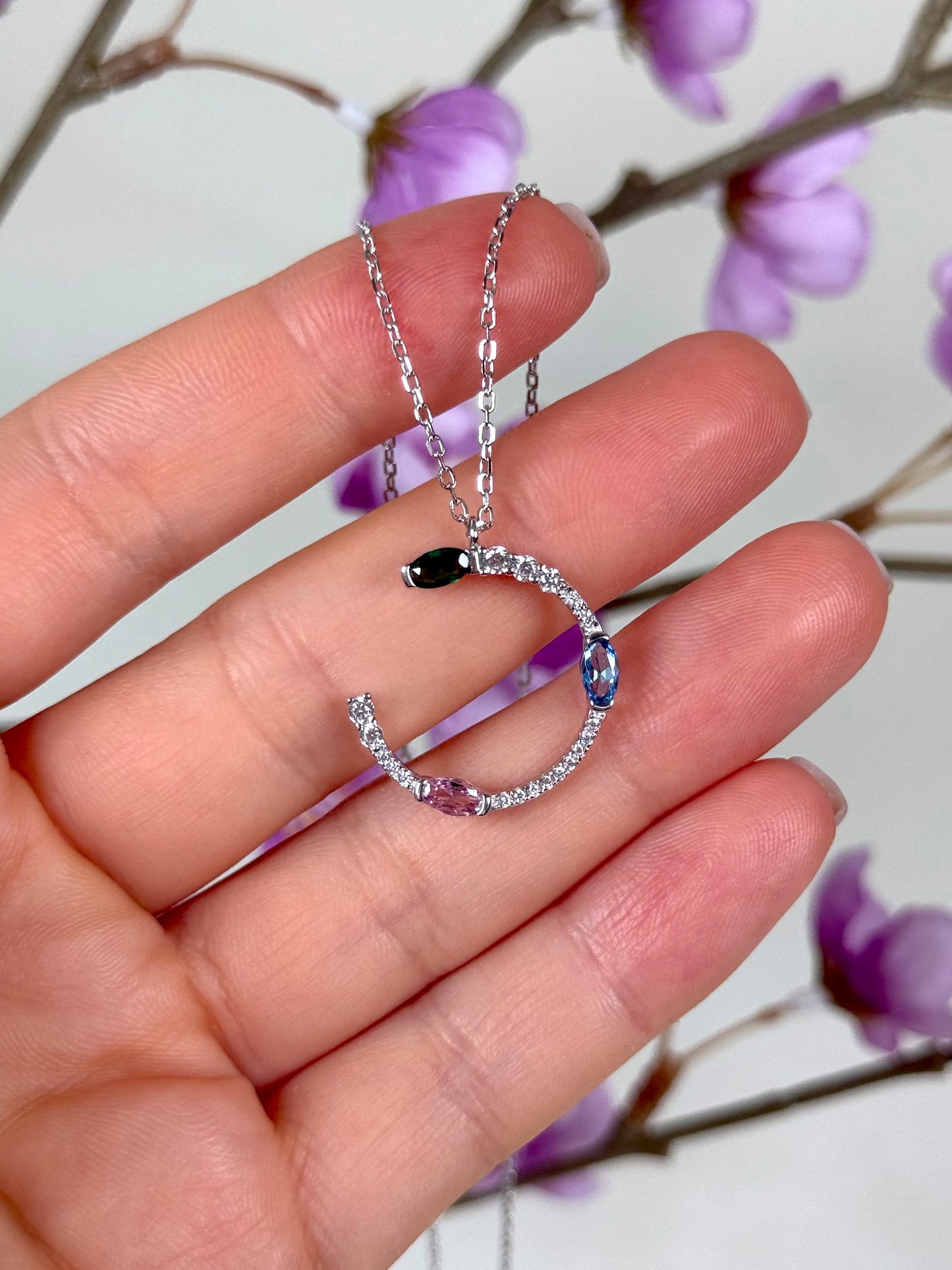 Moonbloom - Kette 925 Silber