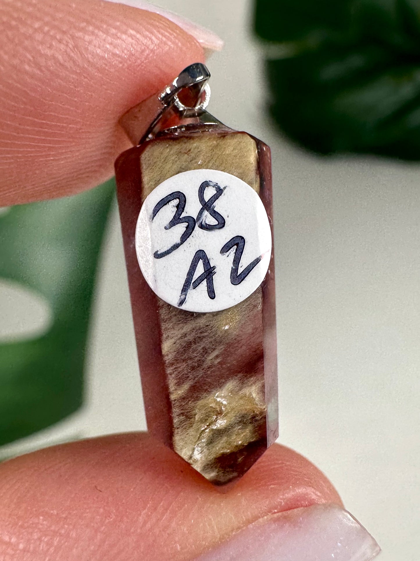 Amphibolquarz Anhänger Nr.38A2