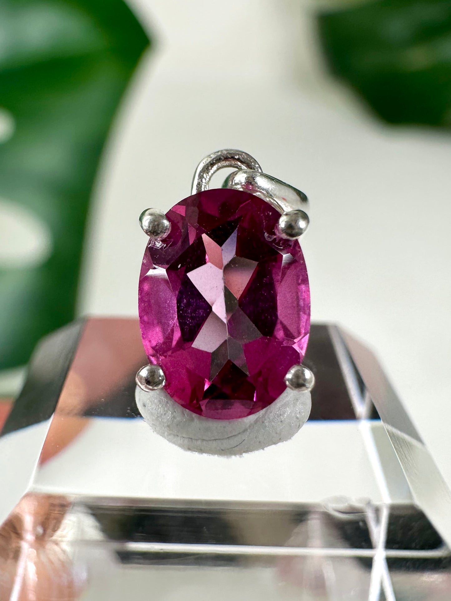 Pink Topas Anhänger in 925 Silber Nr.55P5