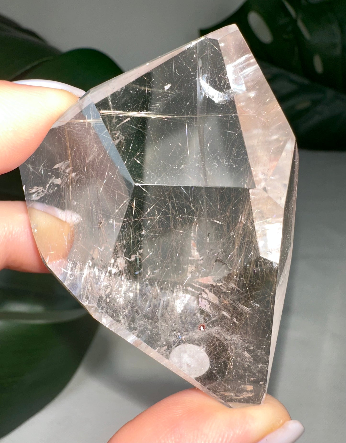 Lemurian Quartz with Rutile No.102LR