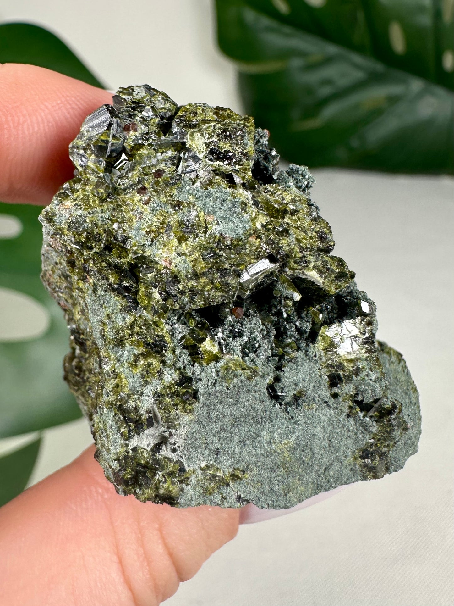 Epidot x Spessartin Granat Nr.36EG