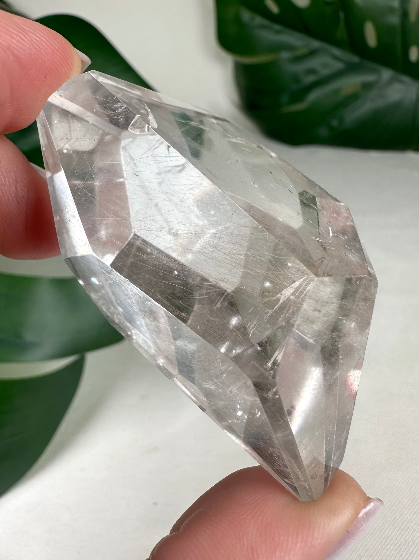 Lemurian Quartz with Rutile No.102LR