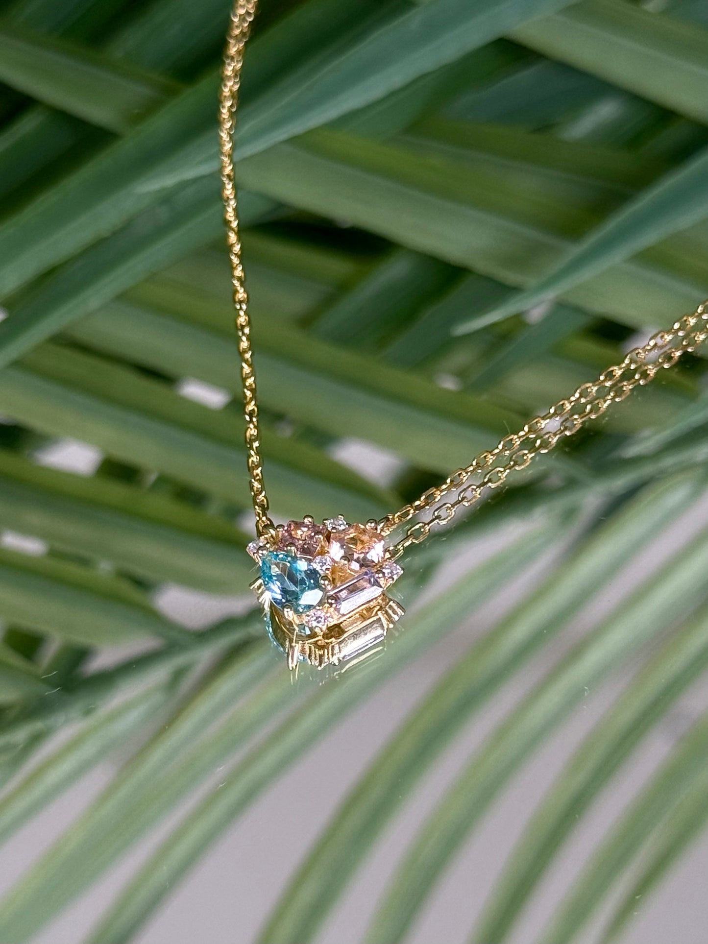 Ocean Spell - Kette 925 Silber Vergoldet