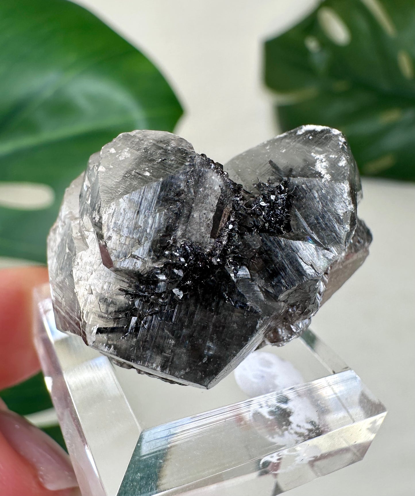 Dogtooth Calcite x Psilomelane x Pyrite x Pagoda Calcite No.64DC