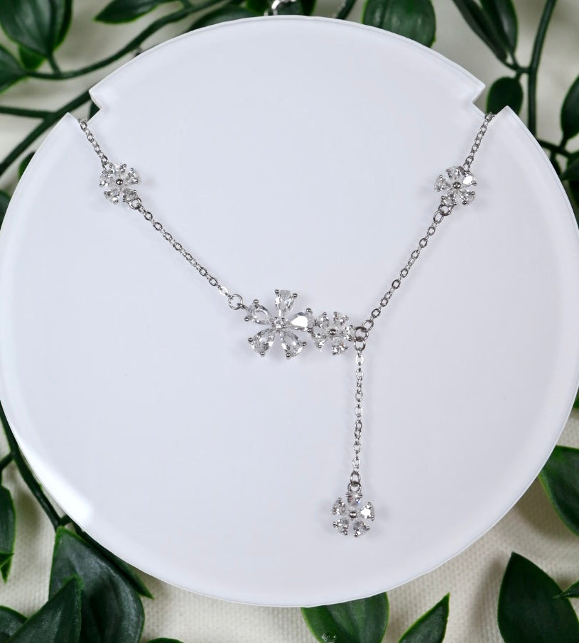 Florae Kette Silber