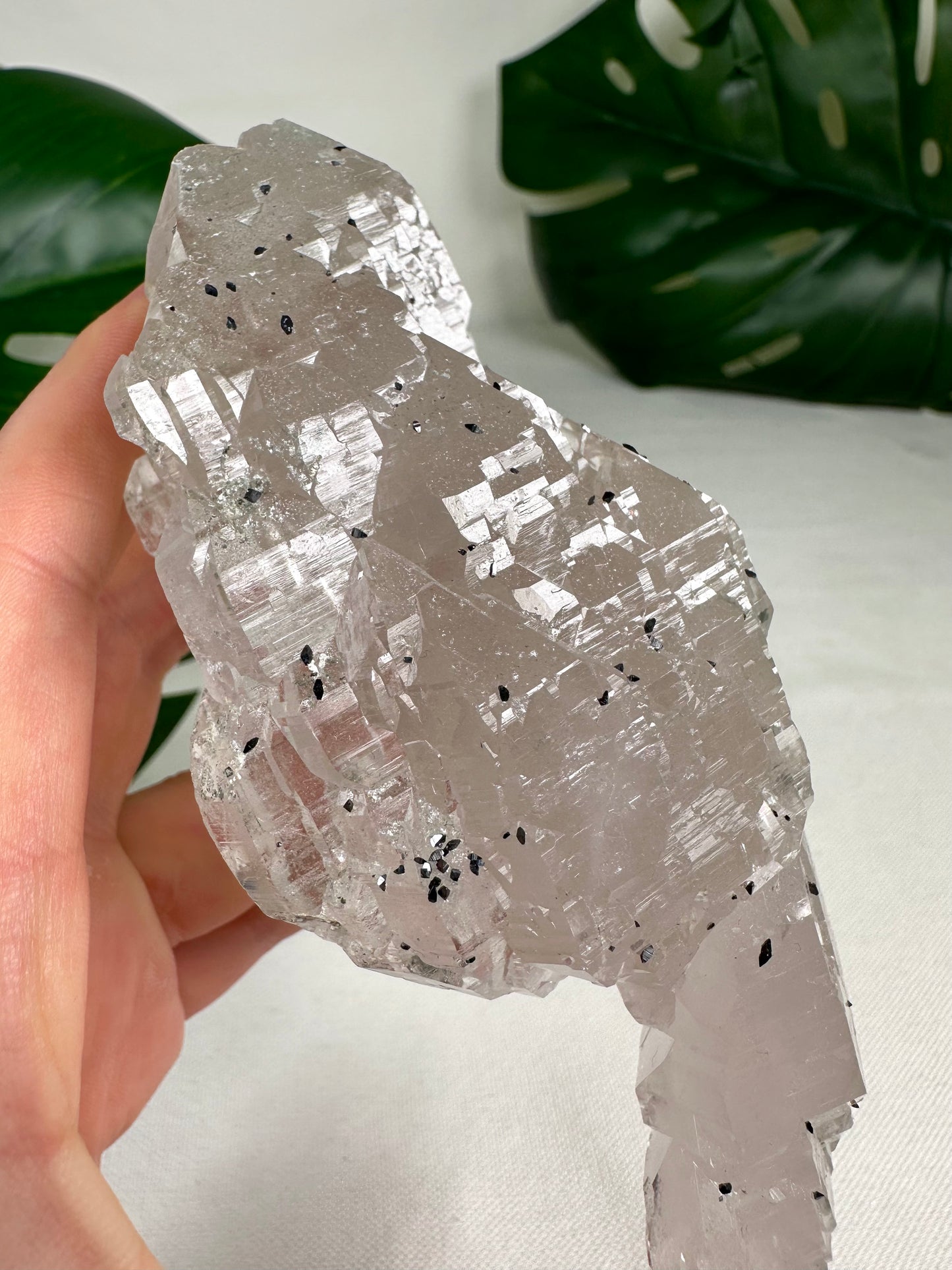 Himalaya Quarz 'Nirvana' mit Anatas Nr.1449HQ