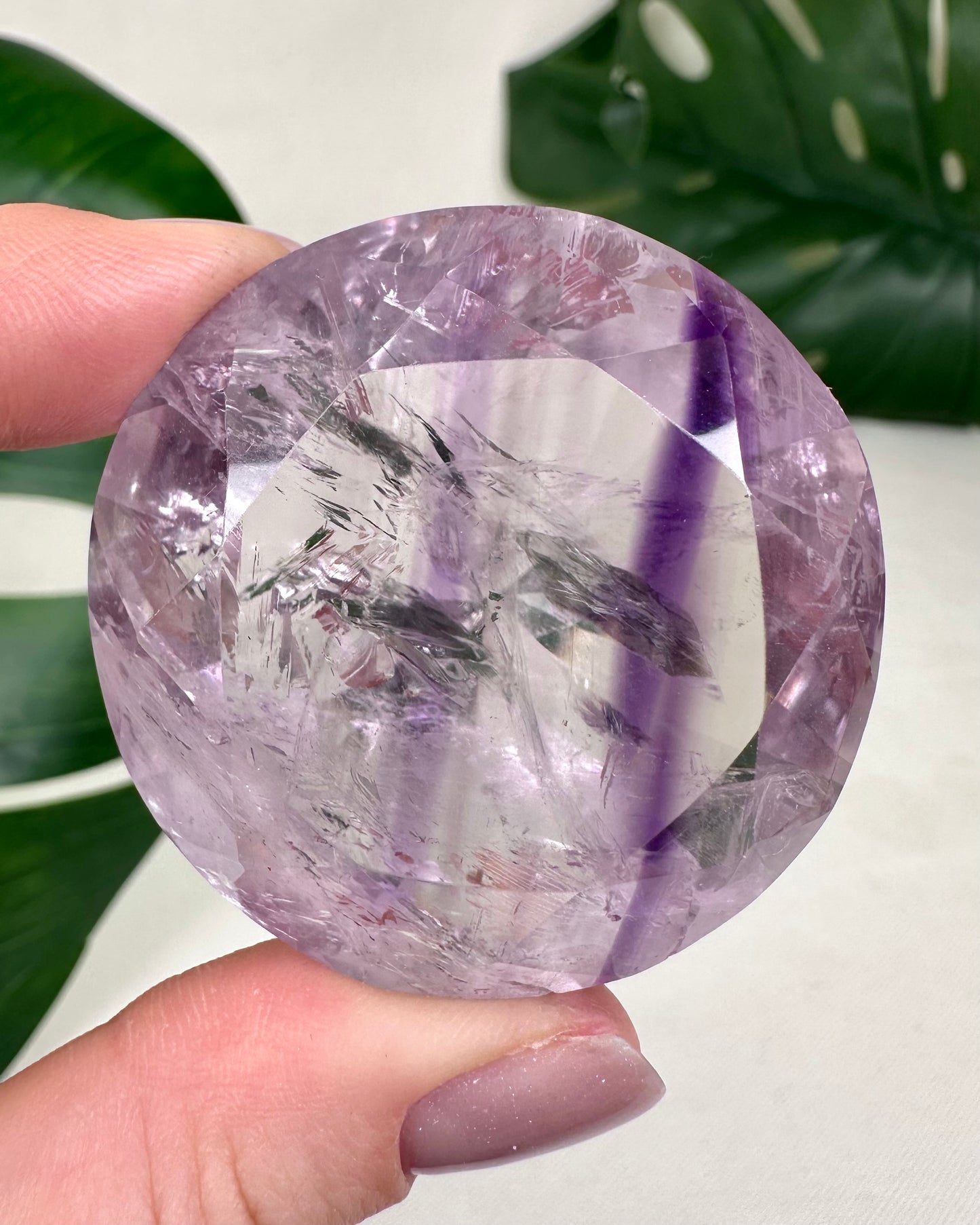 Diamante amatista fantasma n.° 80AD