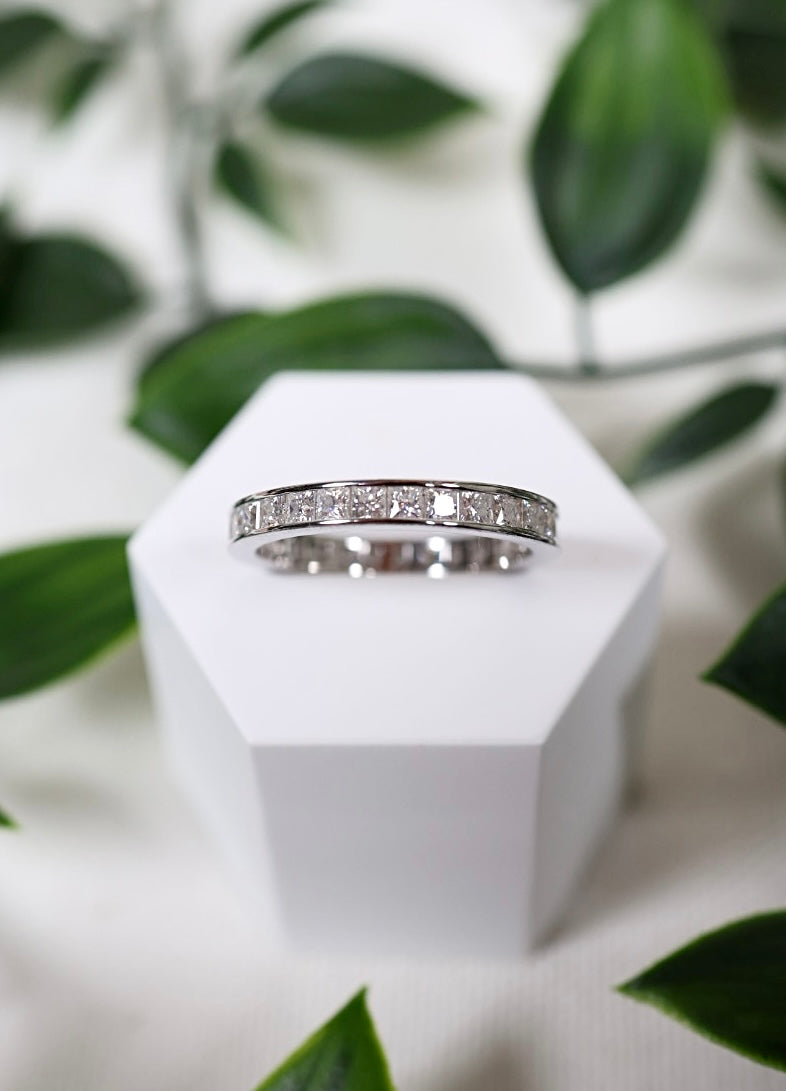 Nalya Moissanit Ring Silber