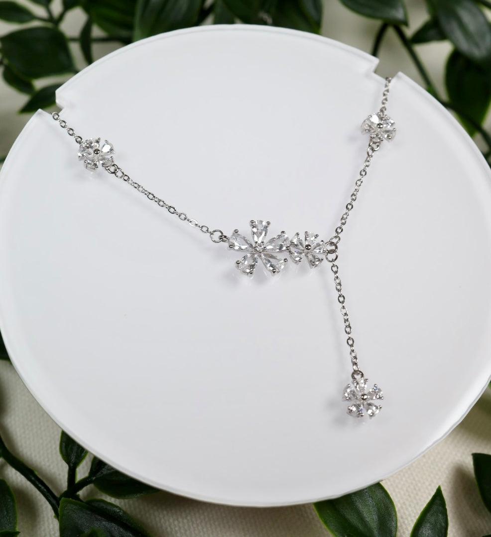 Florae Kette Silber