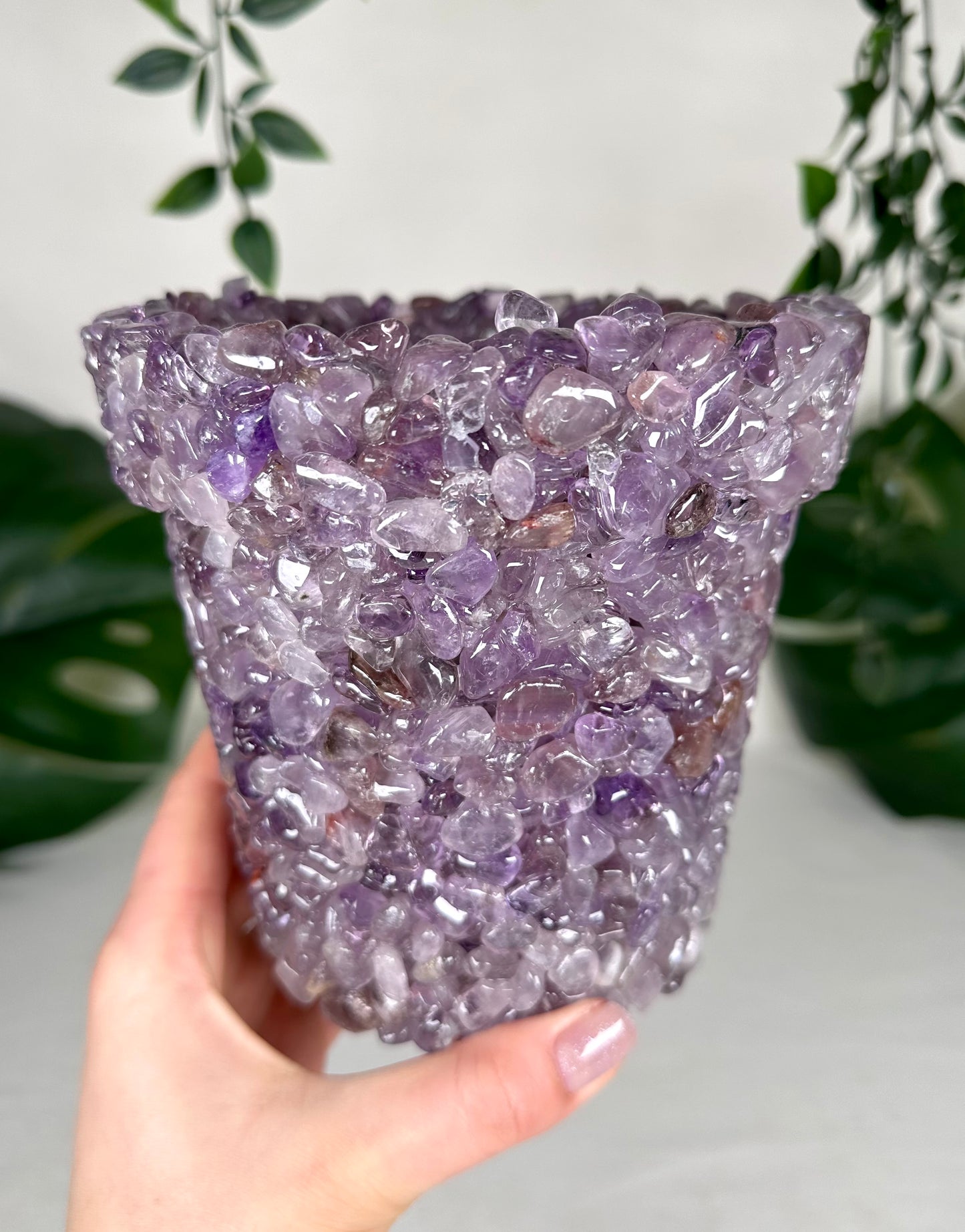 Amethyst Blumentopf Nr.55AB