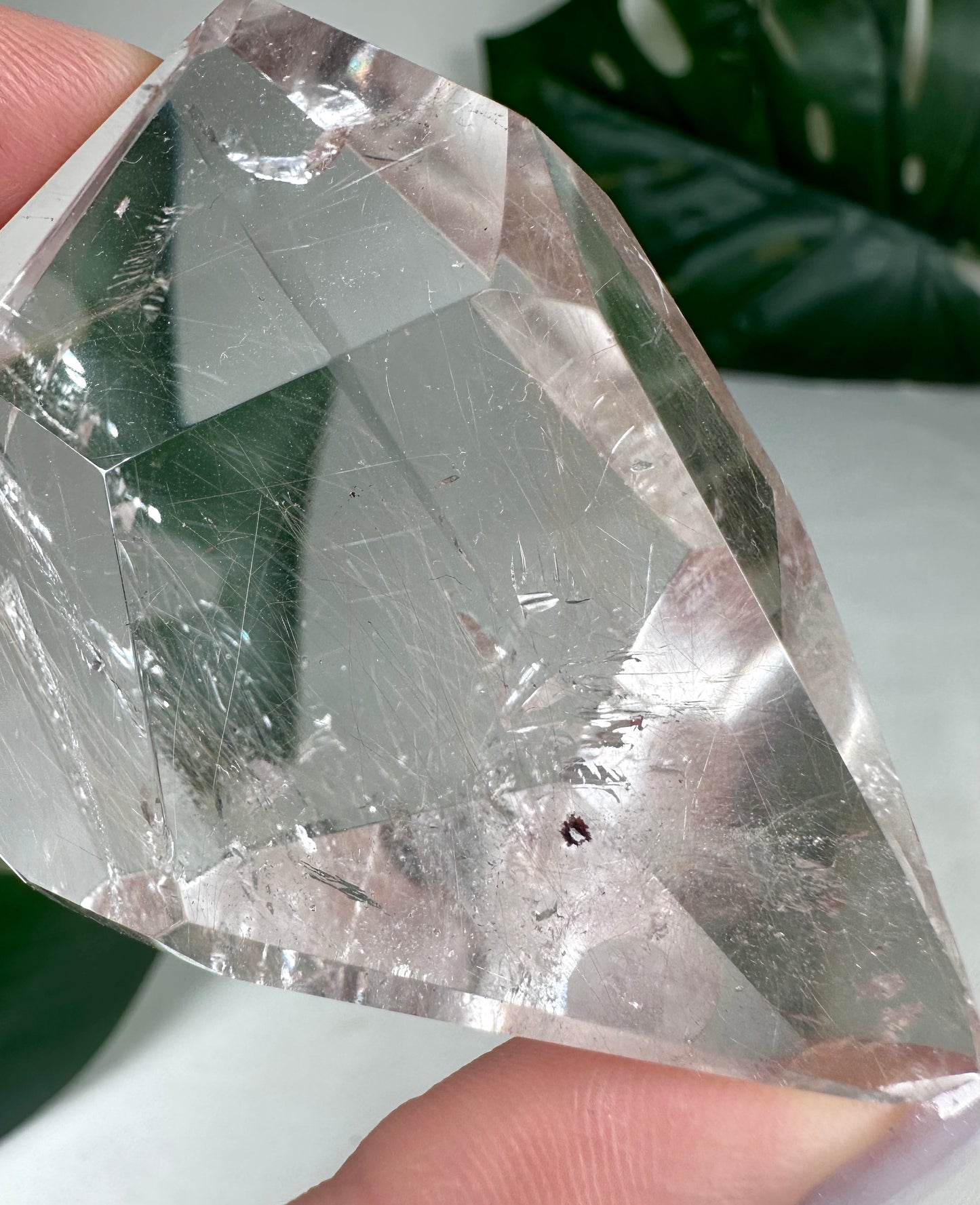Lemurian Quartz with Rutile No.102LR