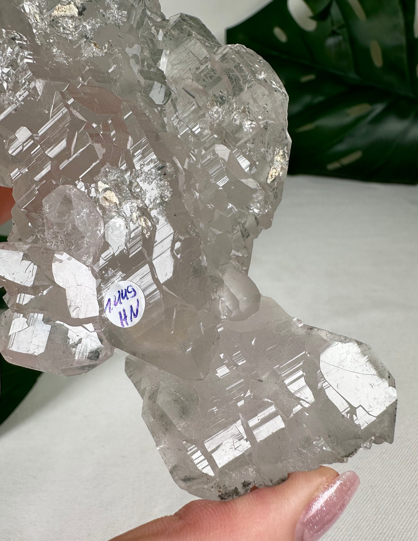 Himalaya Quarz 'Nirvana' mit Anatas Nr.1449HQ