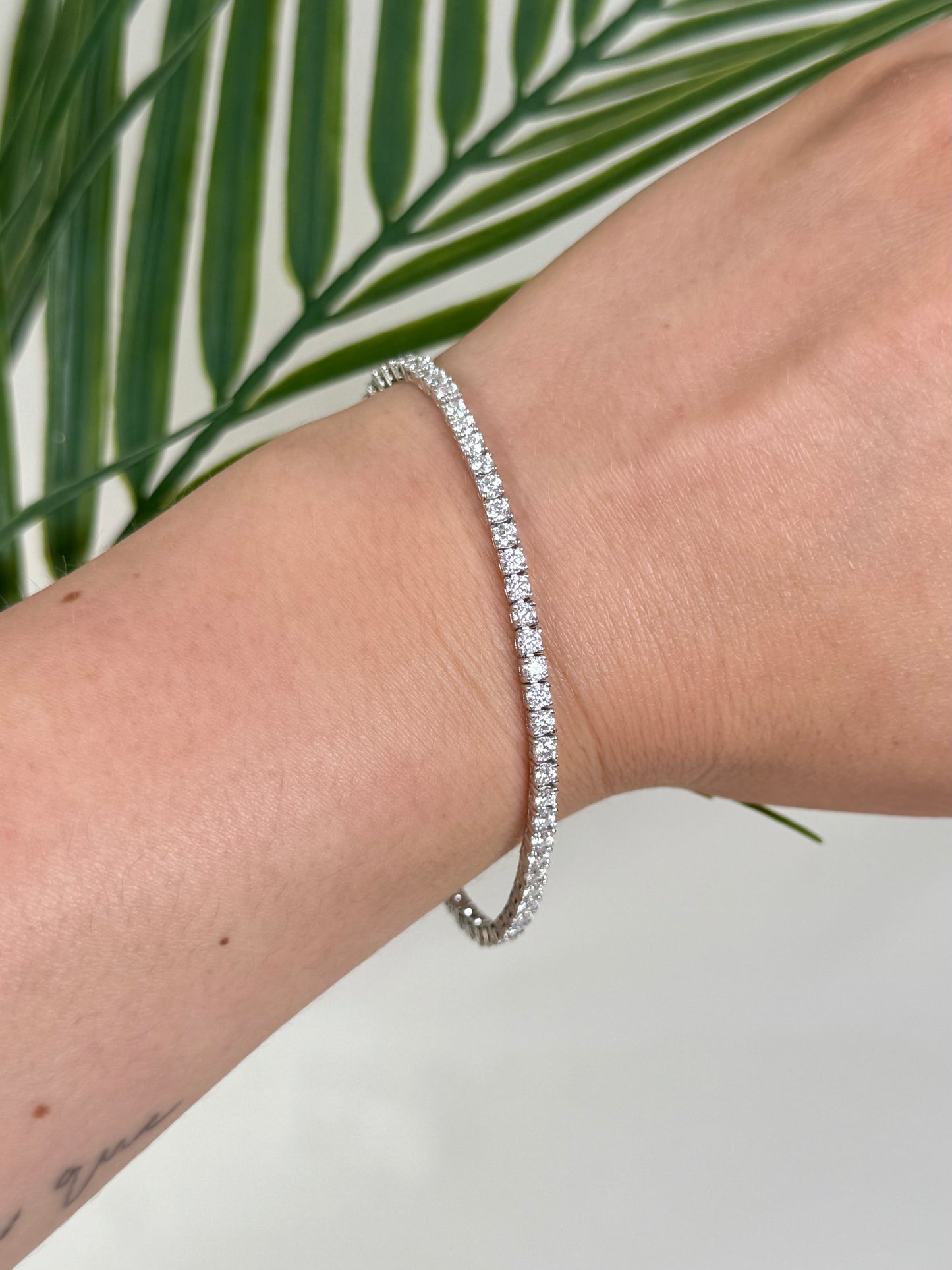 Moissanit Armband 2,5mm - 3,66ct.
