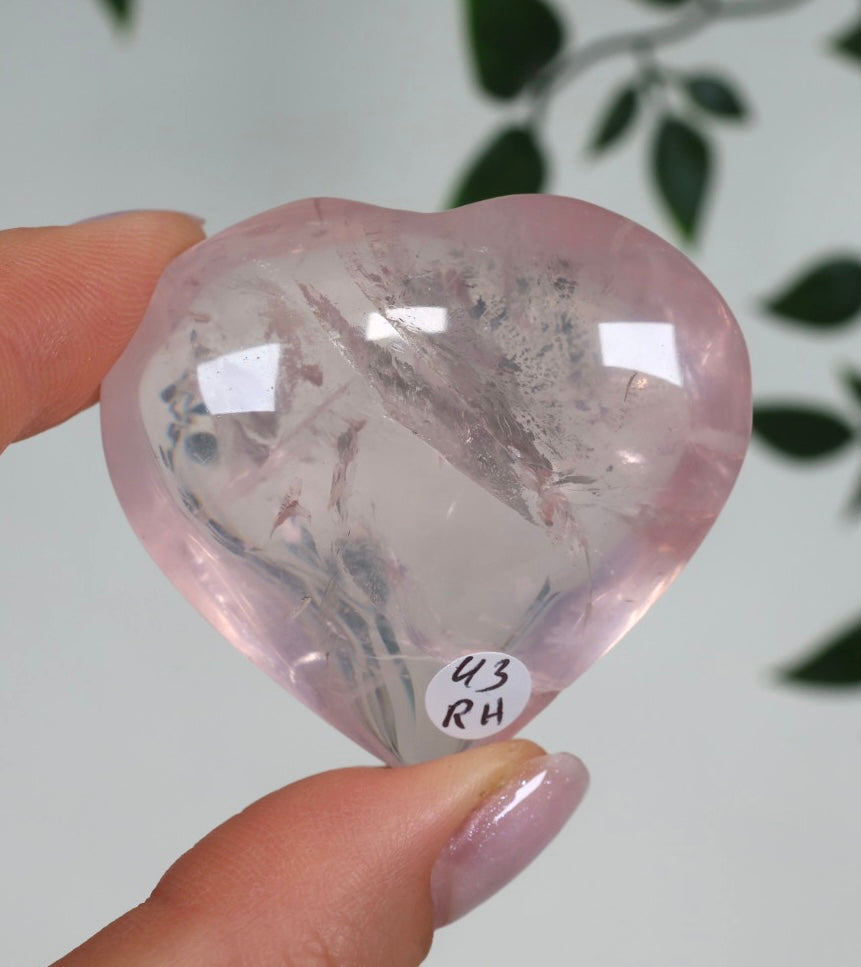 Rosenquarz Herz Nr.43RH