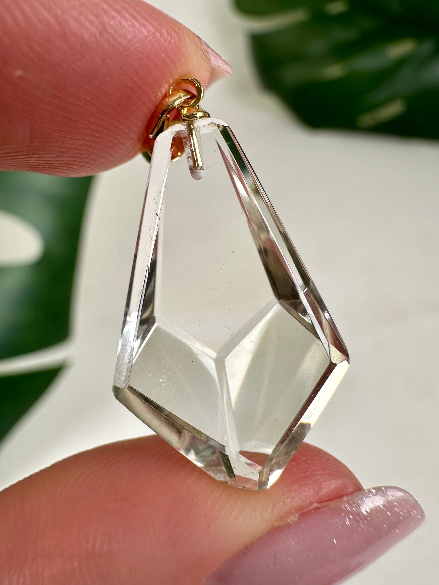 Heller Citrin Anhänger Nr.31C1