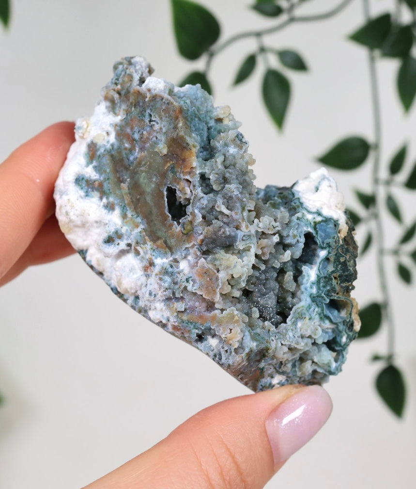 Blauer Chalcedon x Okenit Nr.28CO