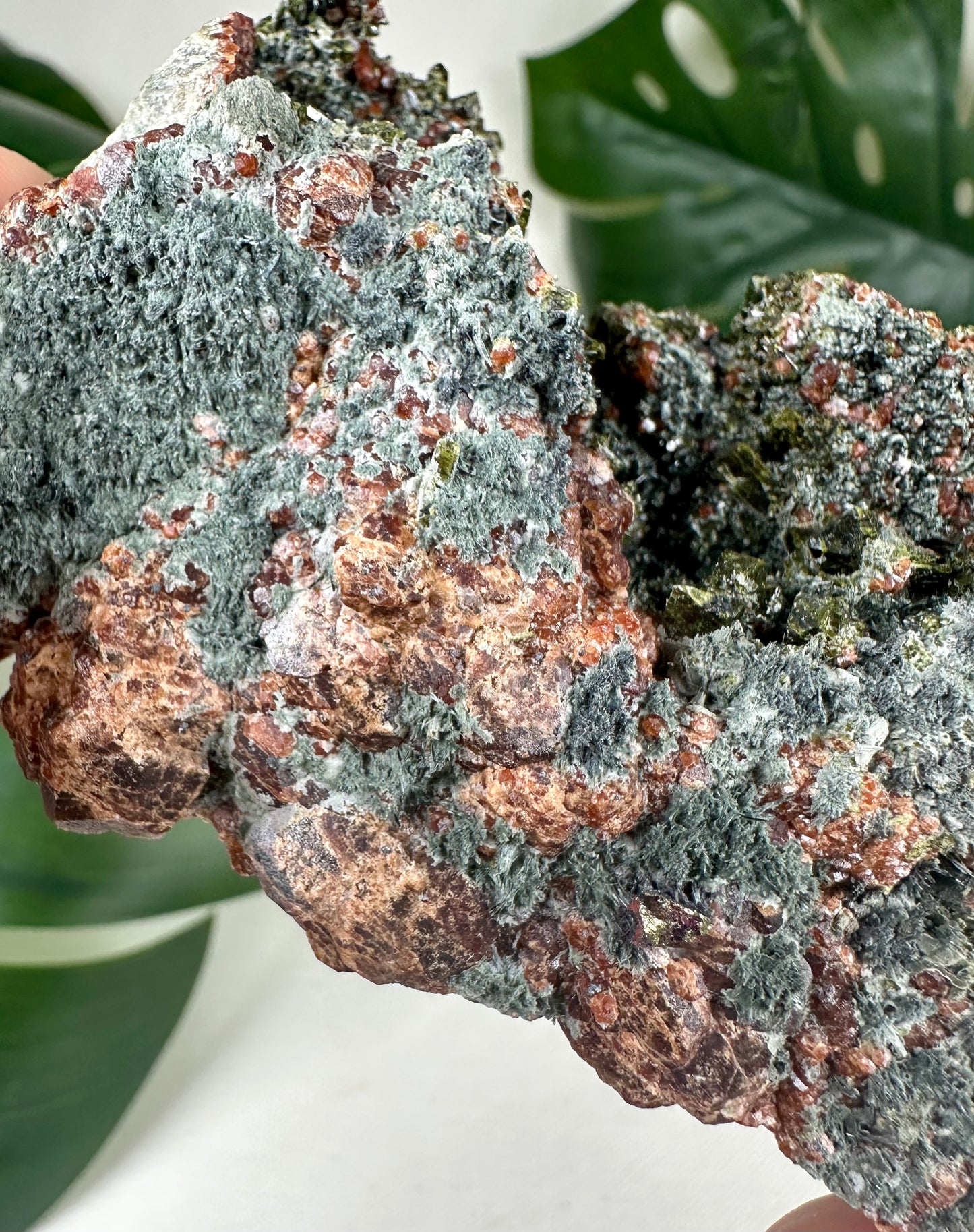 Epidot x Spessartin Granat Nr.86EG